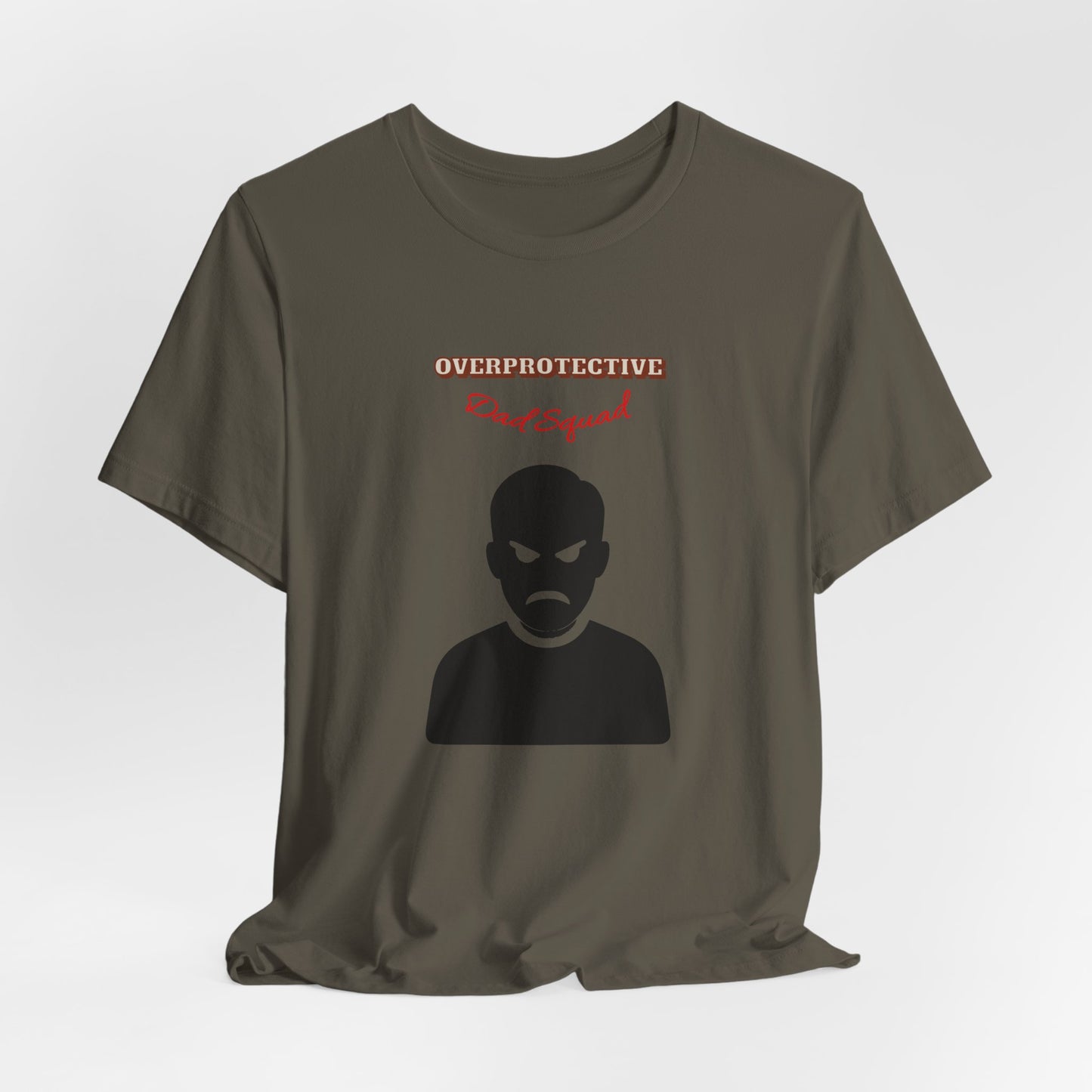 Men's Graphic Tee: Protective Dad Squad, Fun Humor Shirt for Dads, Father's Day Gift, Casual Wear, Birthday Shirt, Gift for Him