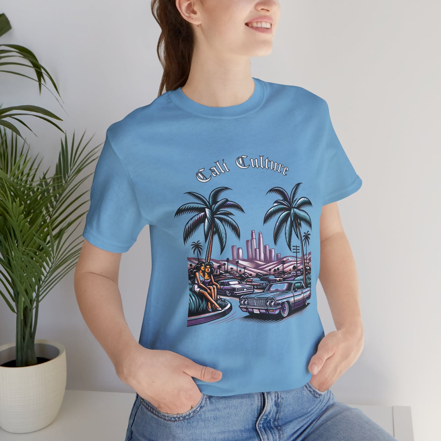 California Lowrider Love Unisex Tee - West Coast Chic, Vintage Car Lover Shirt, Retro Car Enthusiast Top, Hipster California Apparel,