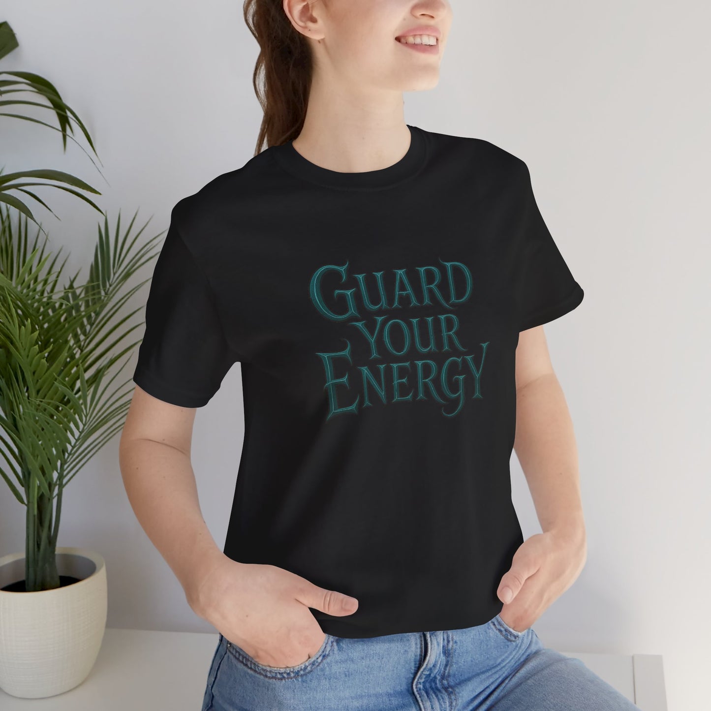 Guard Your Energy Unisex Tee, Positive Vibe Shirt, Motivational Gift, Self-Care Apparel, Everyday Comfort Tee, Spiritual Shirts