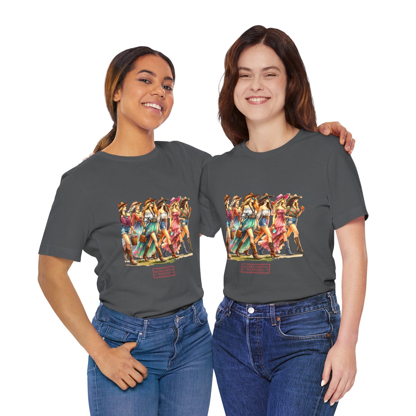 Cowgirl Bridal Party Tee, Perfect for Bachelorette Bash, Country Bride Tribe Top, Bridesmaid Gift, Wedding Celebration Shirt