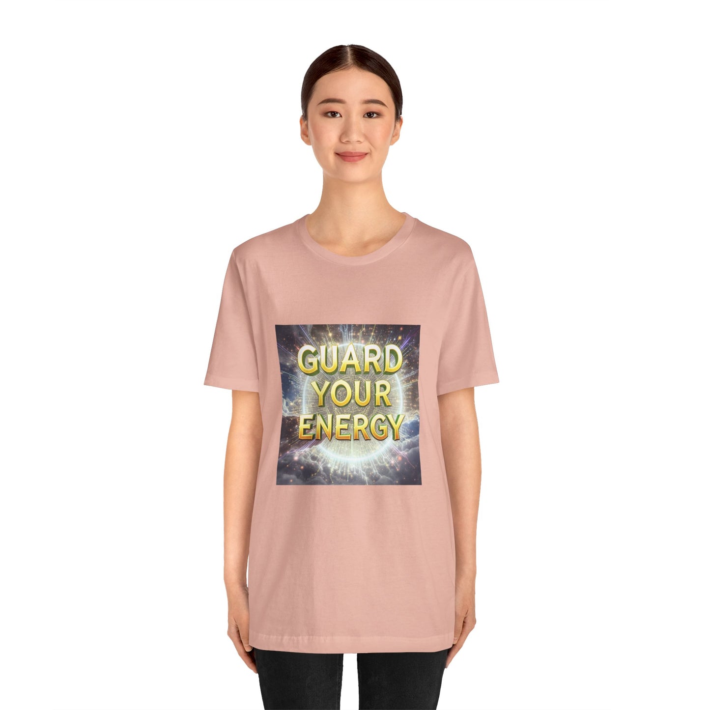 Guard Your Energy Tee, Positive Vibes Shirt, Unisex Graphic Tee, Spiritual Gift, Mindfulness Apparel, Self-Care Clothing
