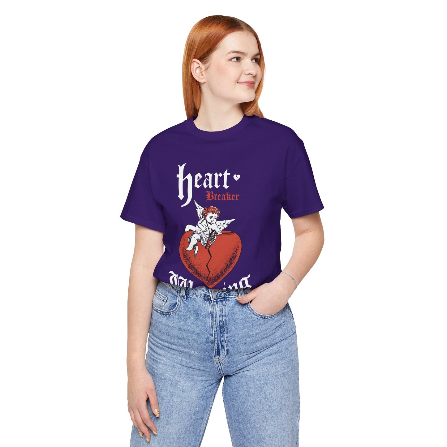 Heartbreaker Spicy Warning Unisex Tee, Unisex Jersey Shirt, Funny Graphic T-Shirt, Novelty Top, Gift for Him or Her, Short Sleeve Clothing