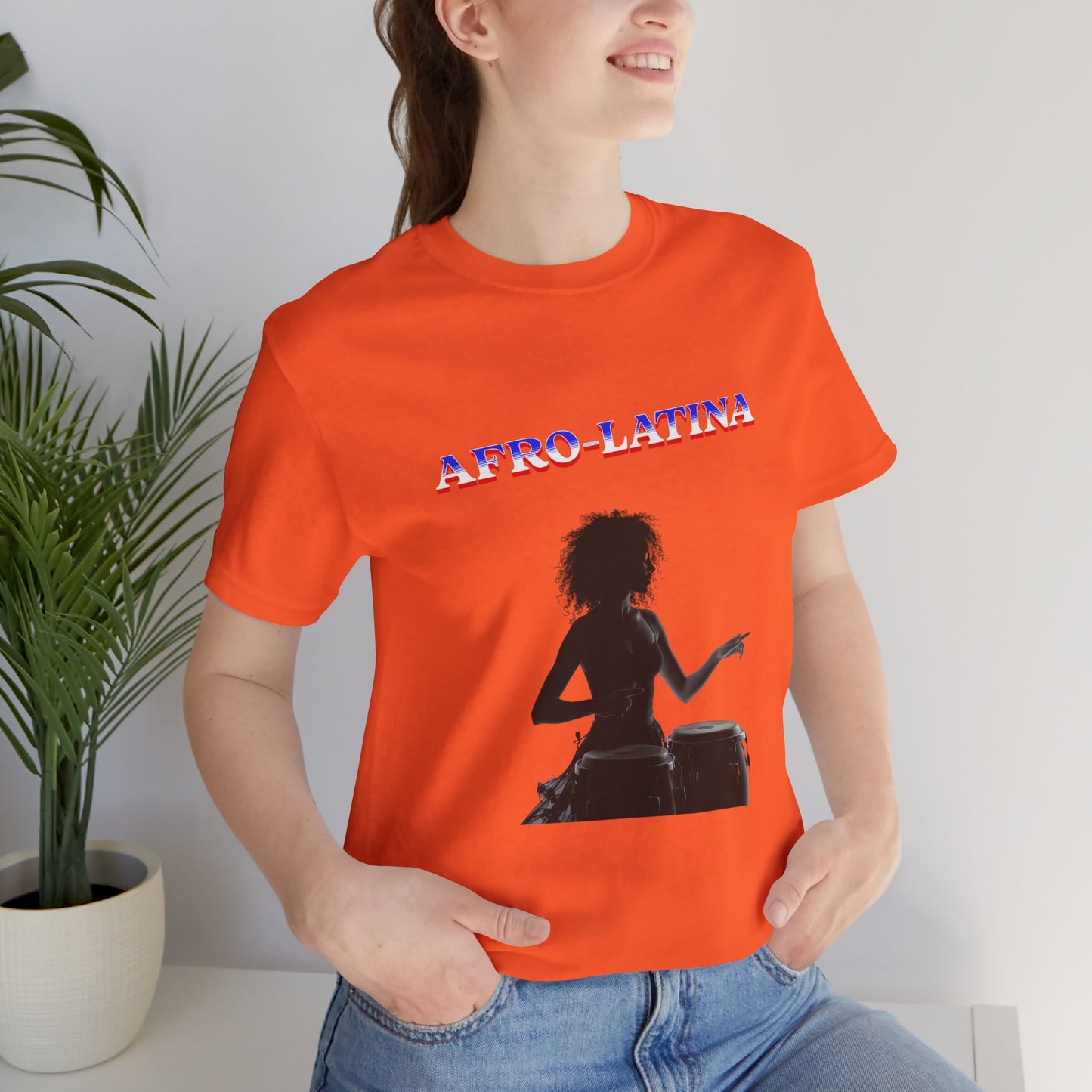 Afro-Latina Tee, Mixed Ancestry, Black And Brown and Proud.  Cultural Pride.