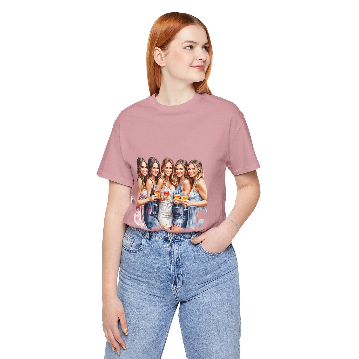 Bride's Babes Short Sleeve Tee | Perfect for Bridal Party, Bachelorette Celebration, Gifts for Bride Tribe, Summer Events
