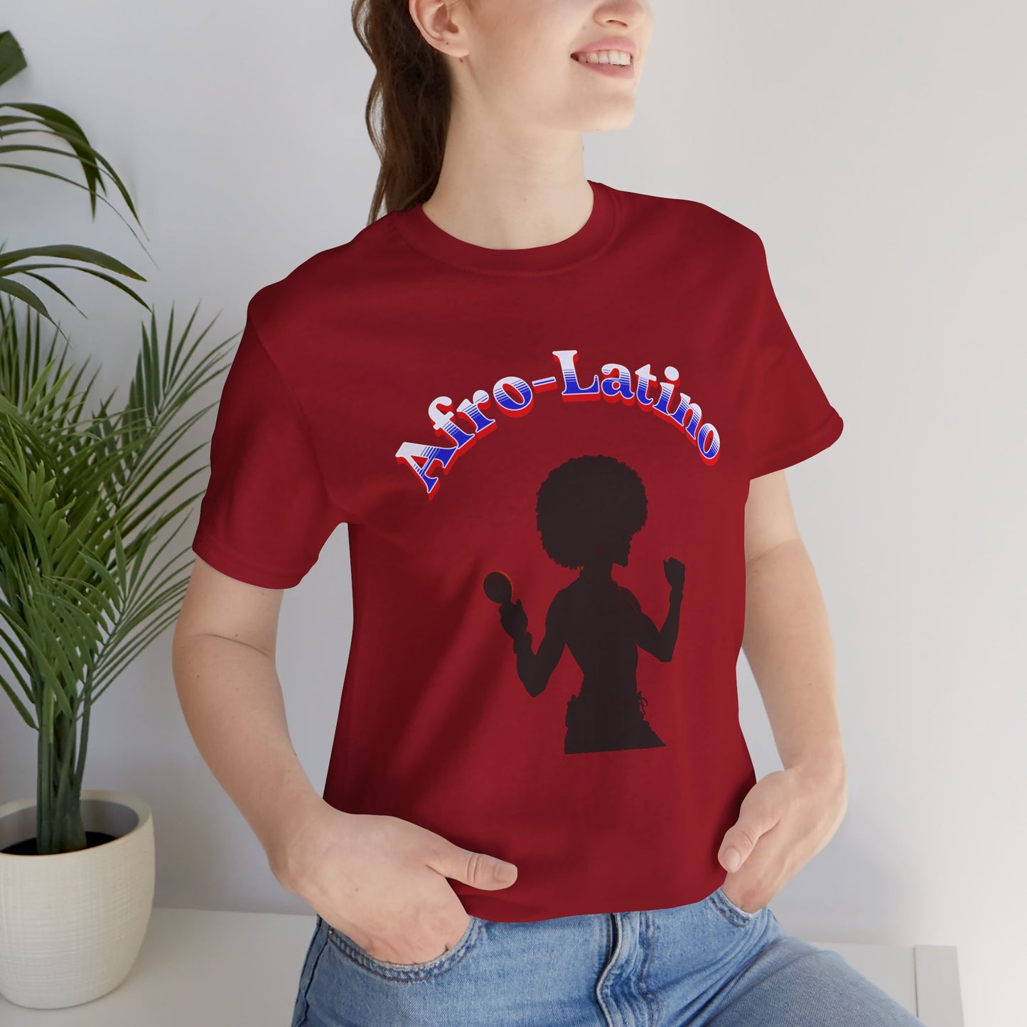 Afro-Latino Celebration Tee, Unisex Jersey Shirt, Cultural Pride T-Shirt, Versatile Casual Wear, Birthday Gift, Music Festival Top