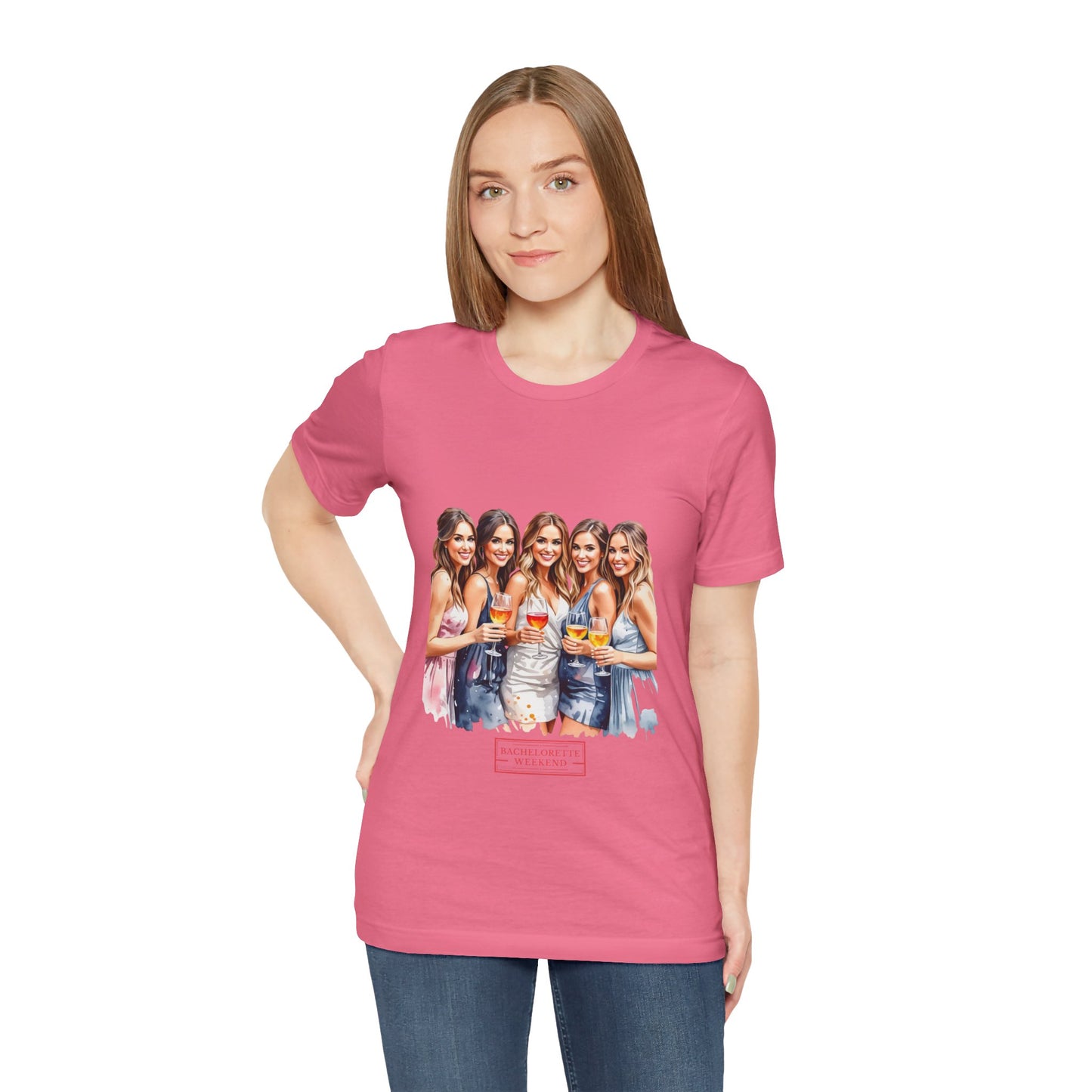 Bride's Babes Short Sleeve Tee | Perfect for Bridal Party, Bachelorette Celebration, Gifts for Bride Tribe, Summer Events