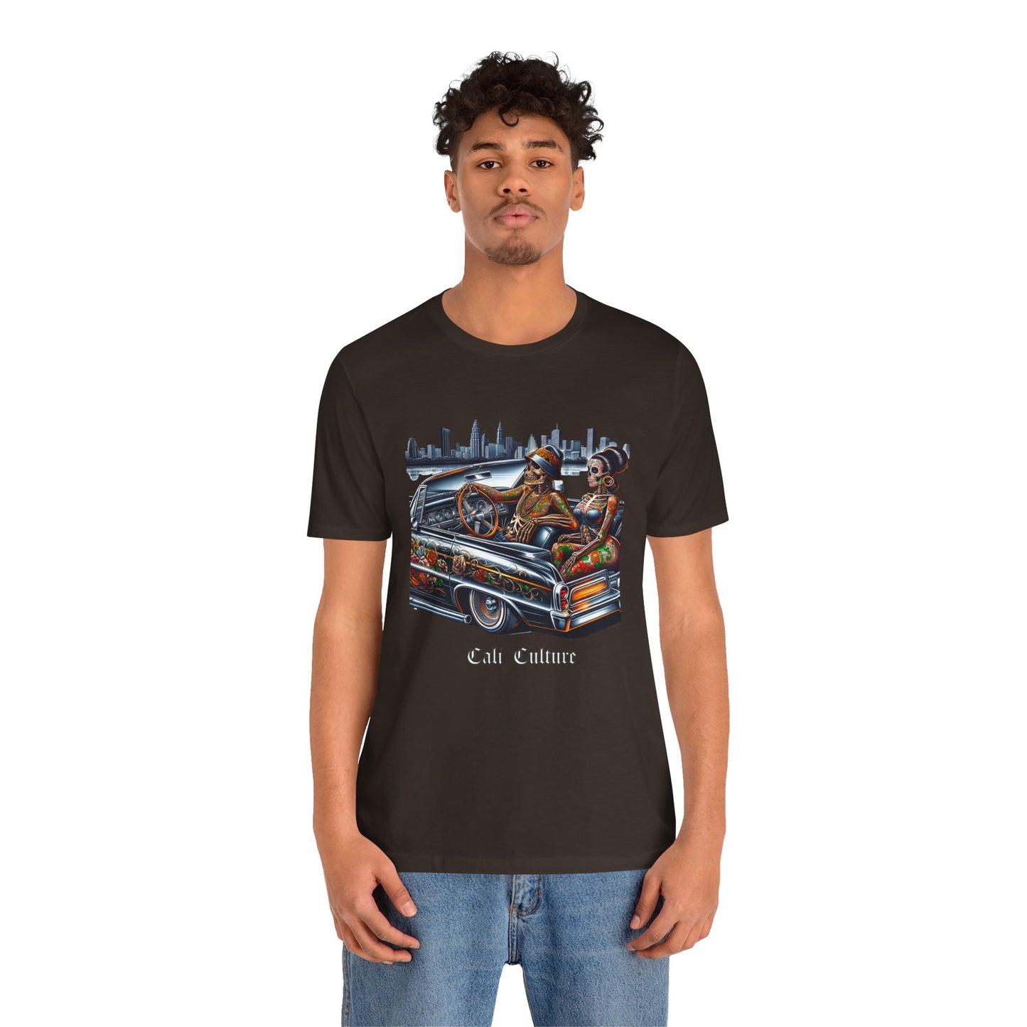 Chicano Lowrider Tee, Unisex T-shirt, Hispanic Pride Shirt, Vintage Car Lover Gift, Mexican American Apparel, Custom Graphic Top