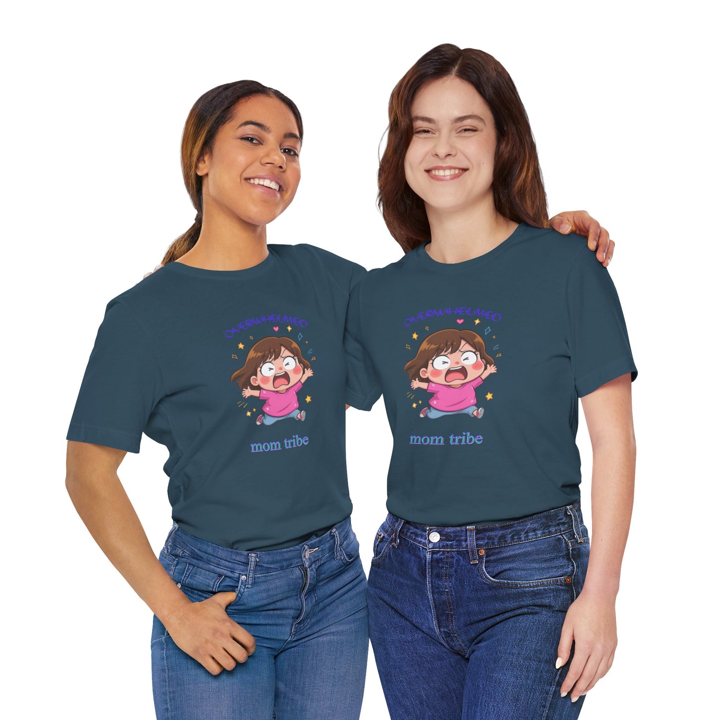 Mom Tribe Unisex Jersey Tee | Funny Mom Shirt, Family Apparel, Gift for Mothers, Cute Graphic Tee, Everyday Wear