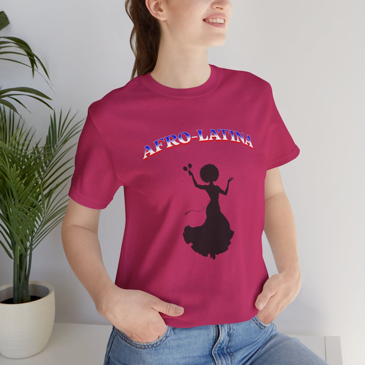 Afro-Latina Pride Tee, Cultural Identity Shirt, Women's Empowerment Top, Diversity Apparel, Afro-Latina Celebration T-Shirt, Gift for Her