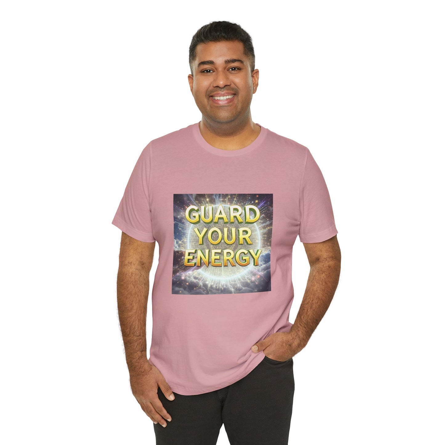 Guard Your Energy Tee, Positive Vibes Shirt, Unisex Graphic Tee, Spiritual Gift, Mindfulness Apparel, Self-Care Clothing