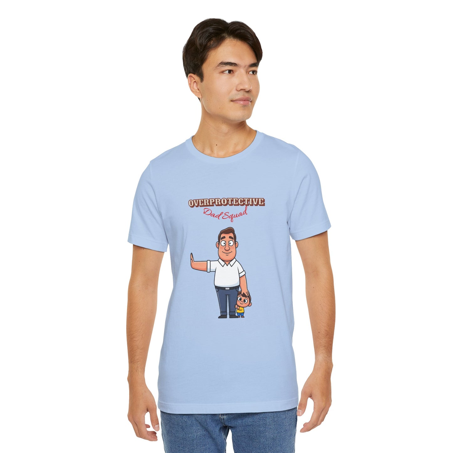 Funny Cartoon Dad T-Shirt, Perfect Father's Day Gift, Unisex Tee for Dads, Quirky Parent Shirt, Casual Everyday Wear