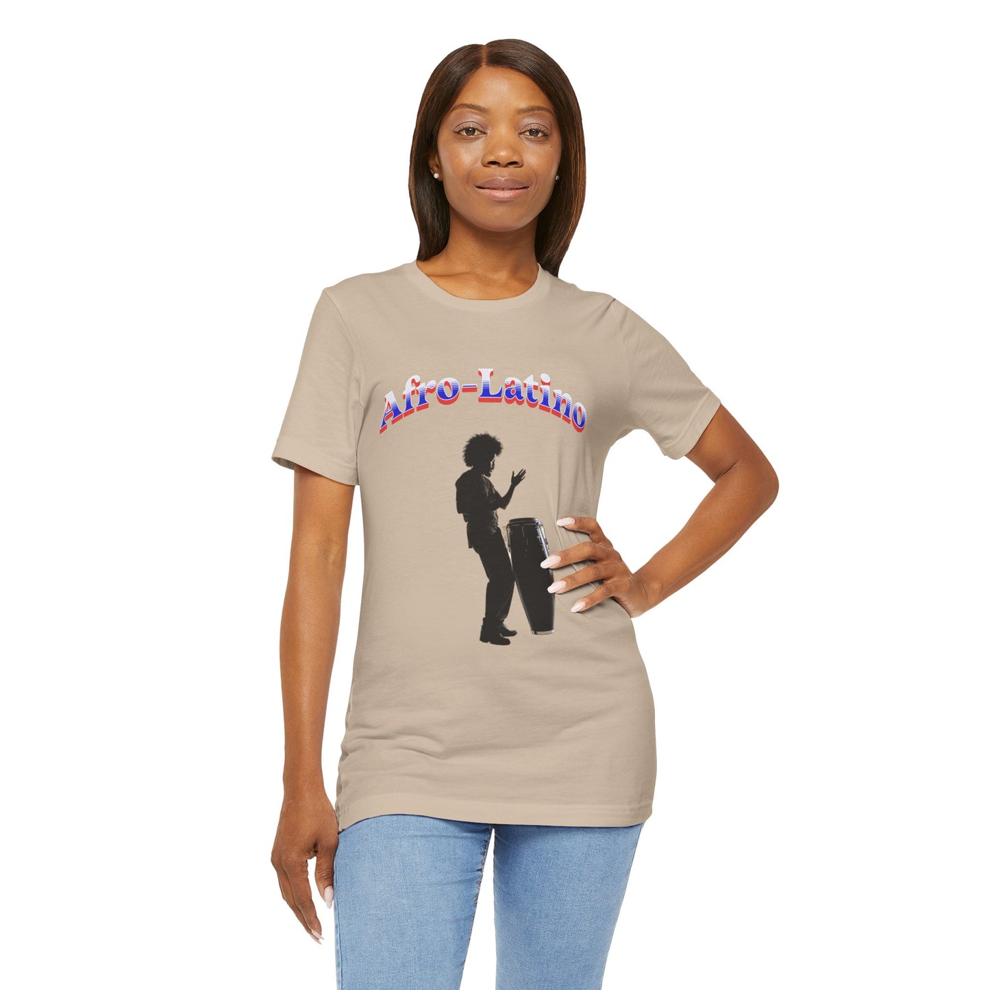 Afro-Latino Music Tee, Unisex Jersey Short Sleeve Shirt, Festival Wear, Party Apparel, Gift for Music Lovers