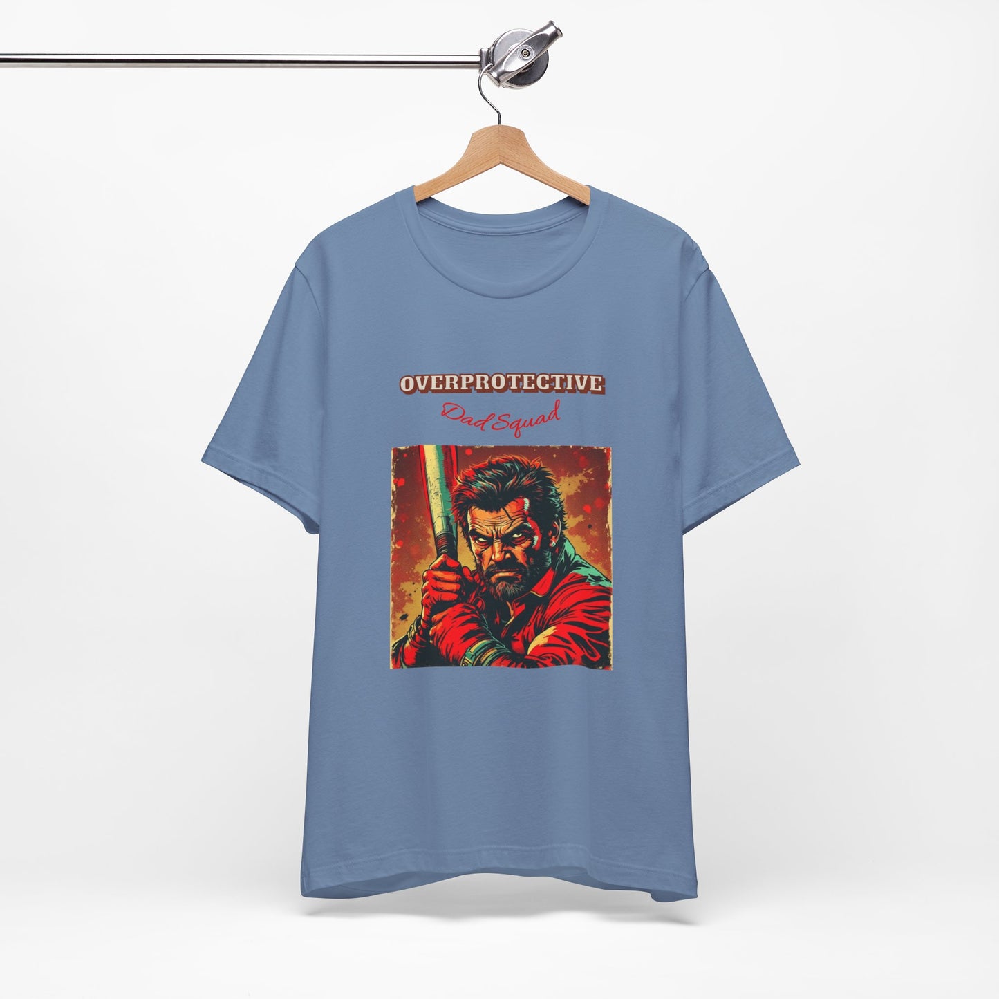 Heroic Movie-Inspired Unisex Tee - Perfect Gift for Fans, Casual Wear, Pop Culture Apparel, Graphic Tee, Unique Collectible, overprotective dad