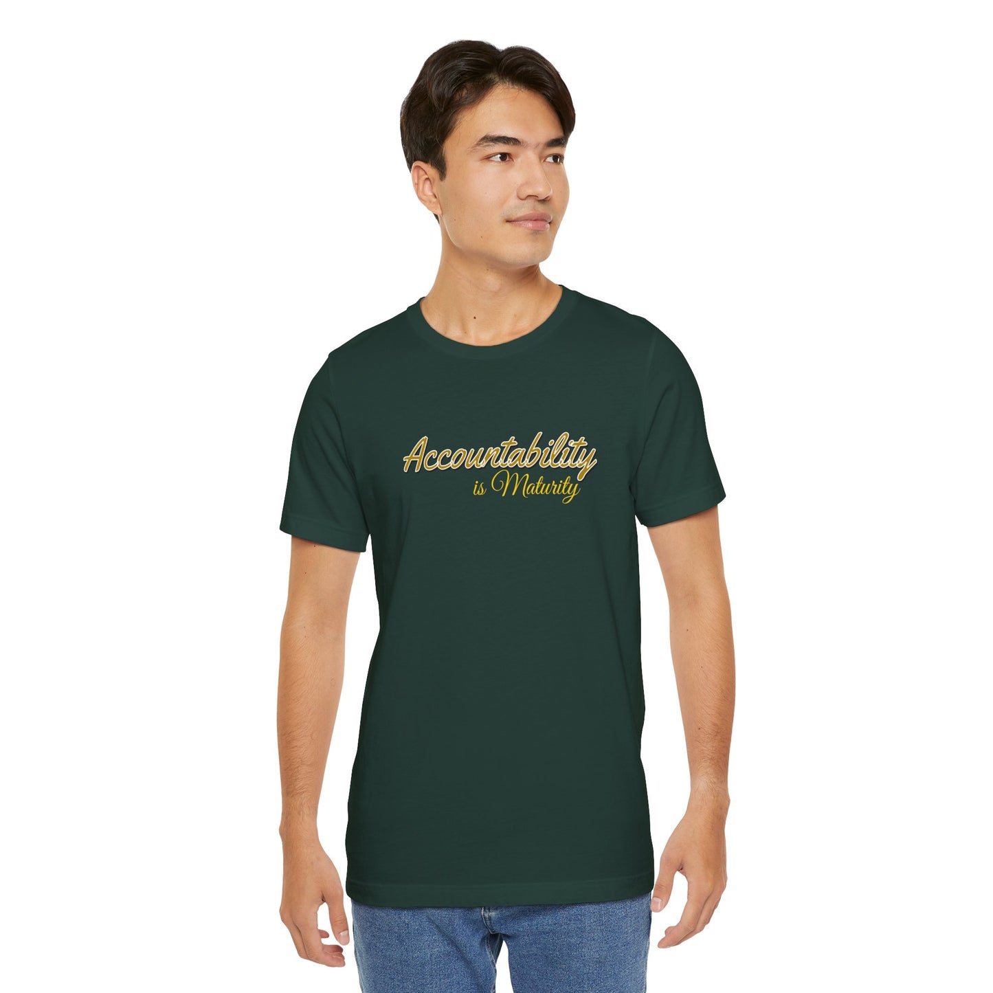 Unisex Tee Accountability is Maturity Personal Growth Shirt