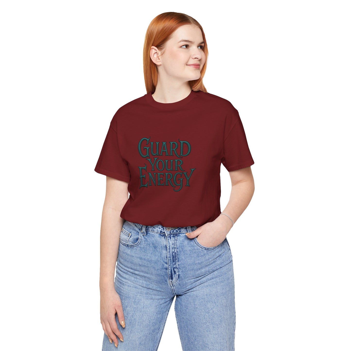 Guard Your Energy Unisex Tee, Positive Vibe Shirt, Motivational Gift, Self-Care Apparel, Everyday Comfort Tee, Spiritual Shirts