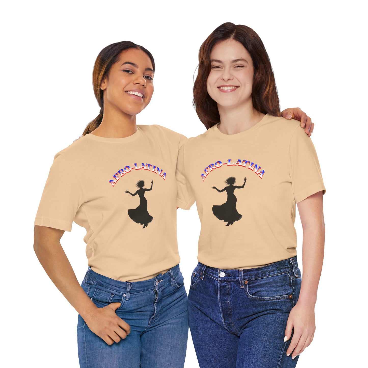 Afro-Latina Dance Tee, Jersey Short Sleeve Tee for Dance Lovers, Perfect for Celebrations, Reggaeton Events, Cultural Appreciation