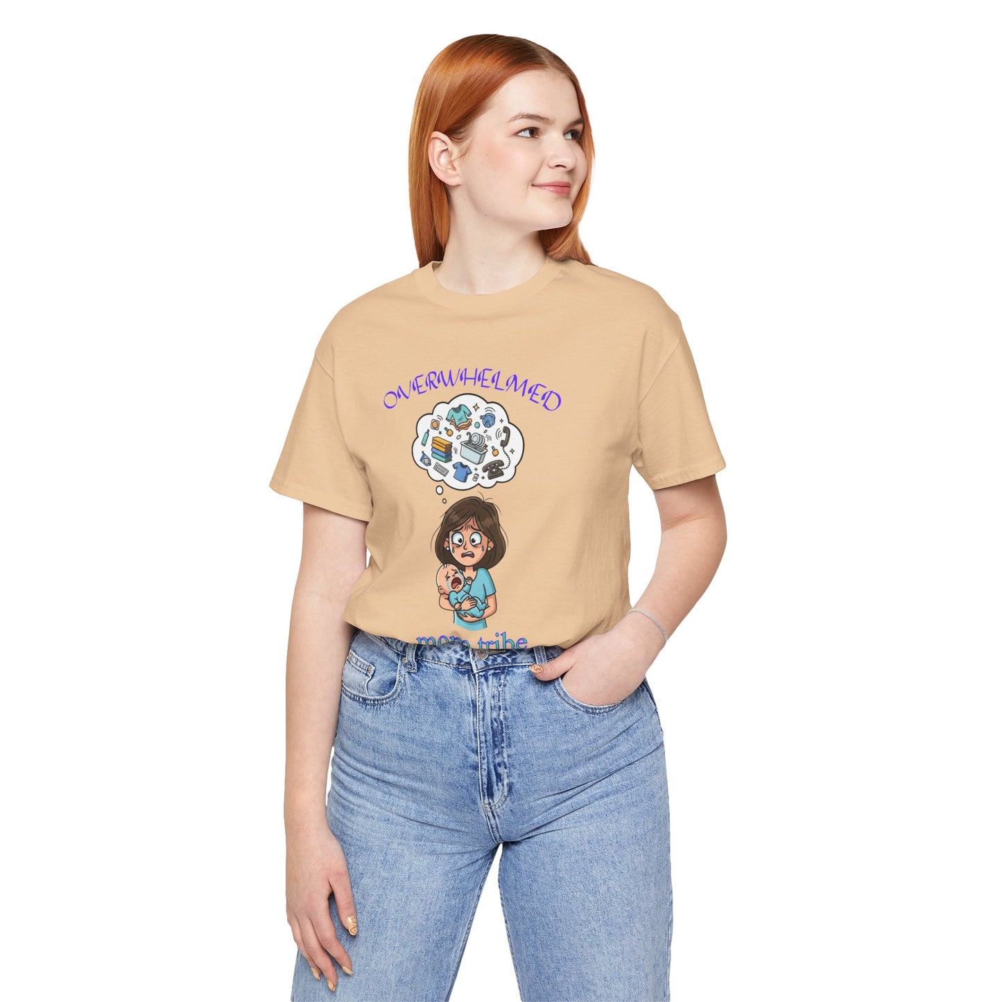 Mom Tribe Unisex Jersey Tee, Funny Mom Shirt, Baby Shower Gift, Mother's Day Gift, Mom Life Tee, Casual T-Shirt