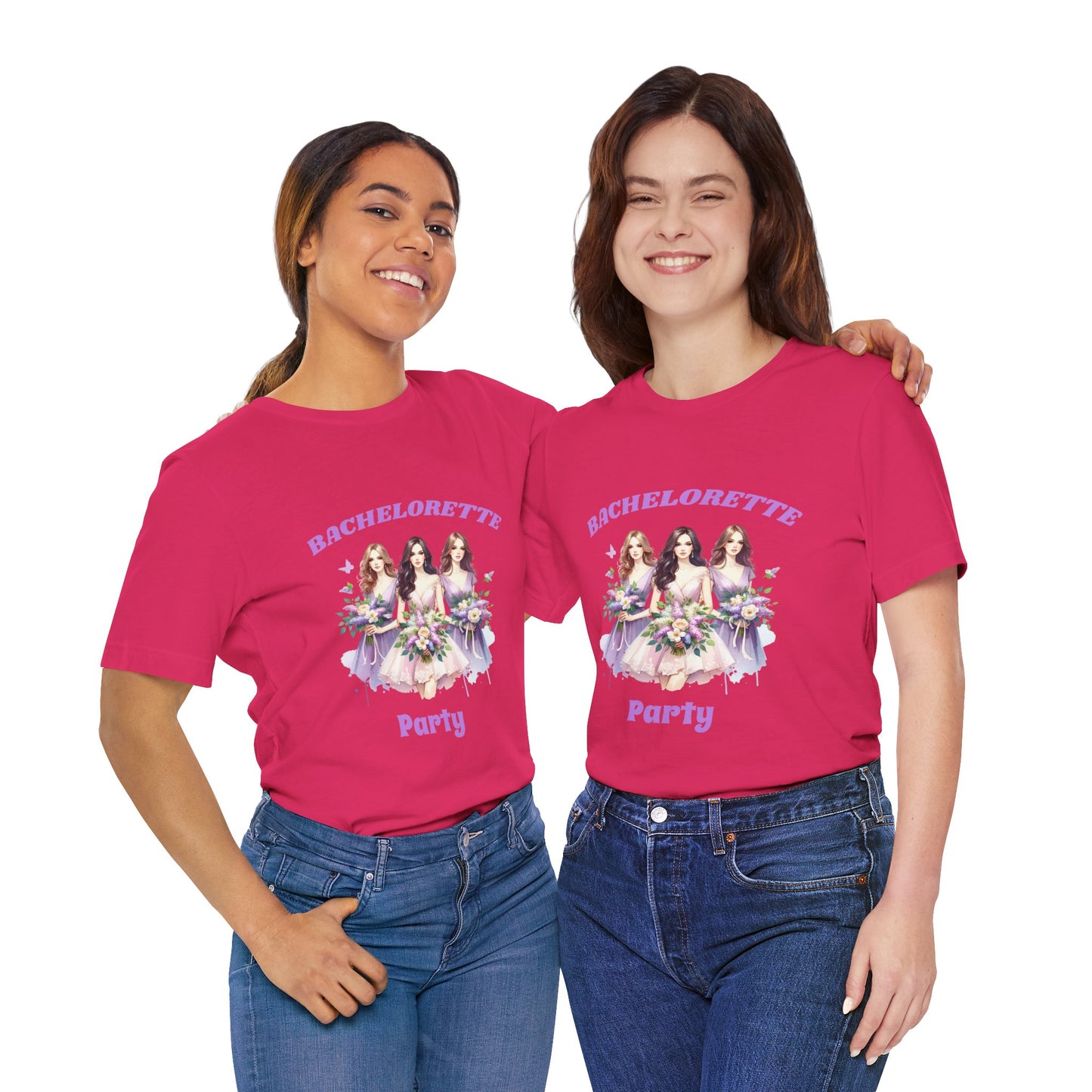 Bachelorette Party Tee, Fun Graphic Shirt for Weddings, Group Celebration Apparel, Bridal Party Gift, Comfy Womans Top