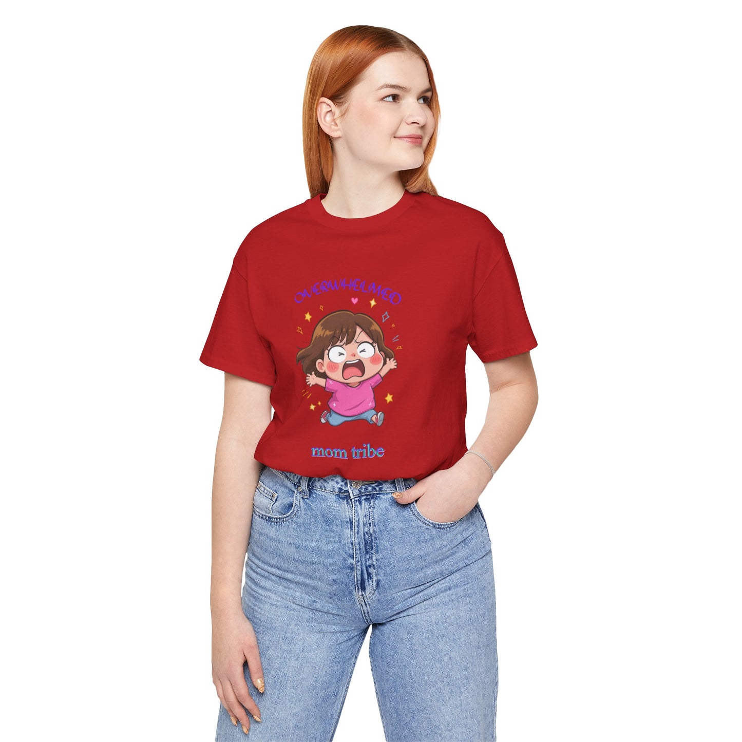 Mom Tribe Unisex Jersey Tee | Funny Mom Shirt, Family Apparel, Gift for Mothers, Cute Graphic Tee, Everyday Wear