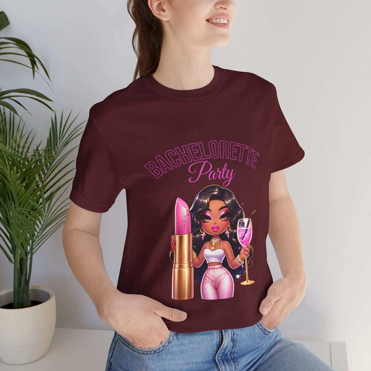Chic Party Tee - Bachelorette Party T-Shirt, Fun Gift for Friends, Wedding Celebration, Girls' Night Out, Fashionable Tee