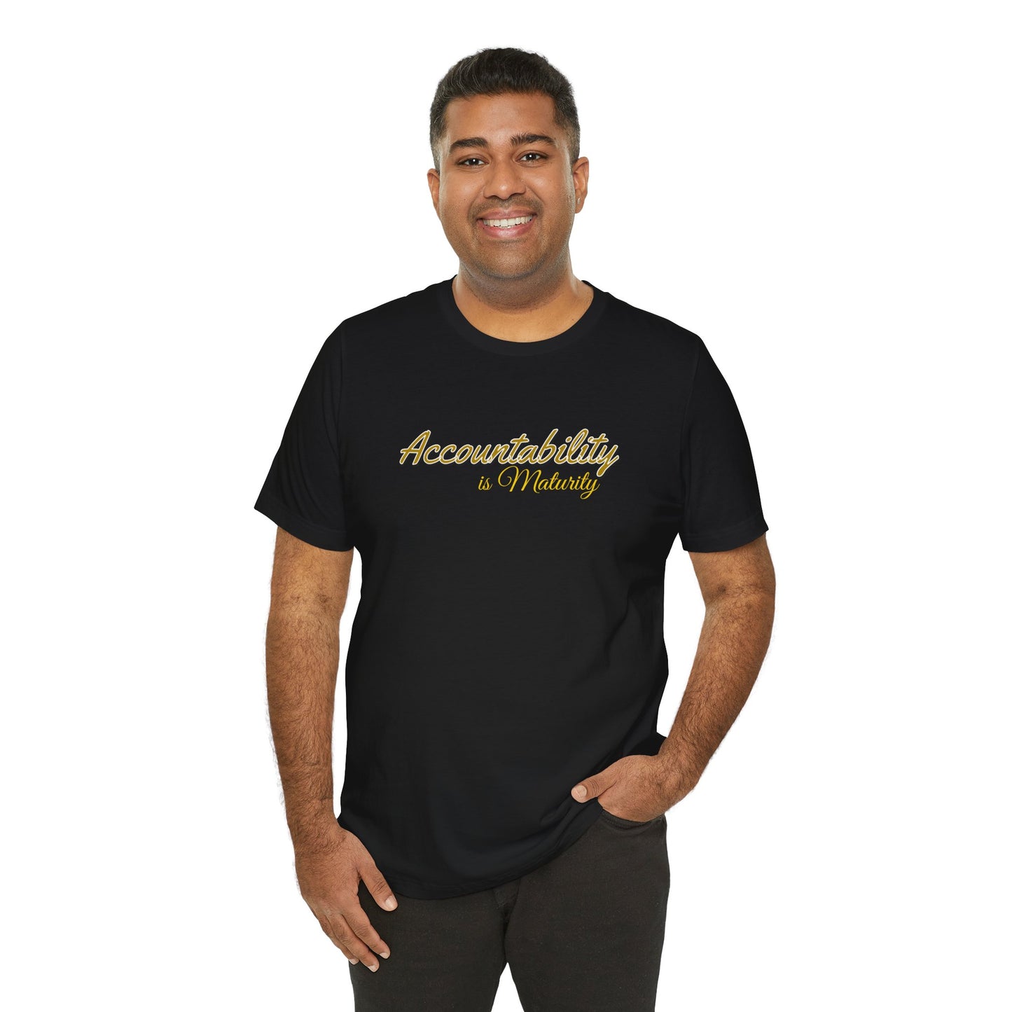 Unisex Tee Accountability is Maturity Personal Growth Shirt