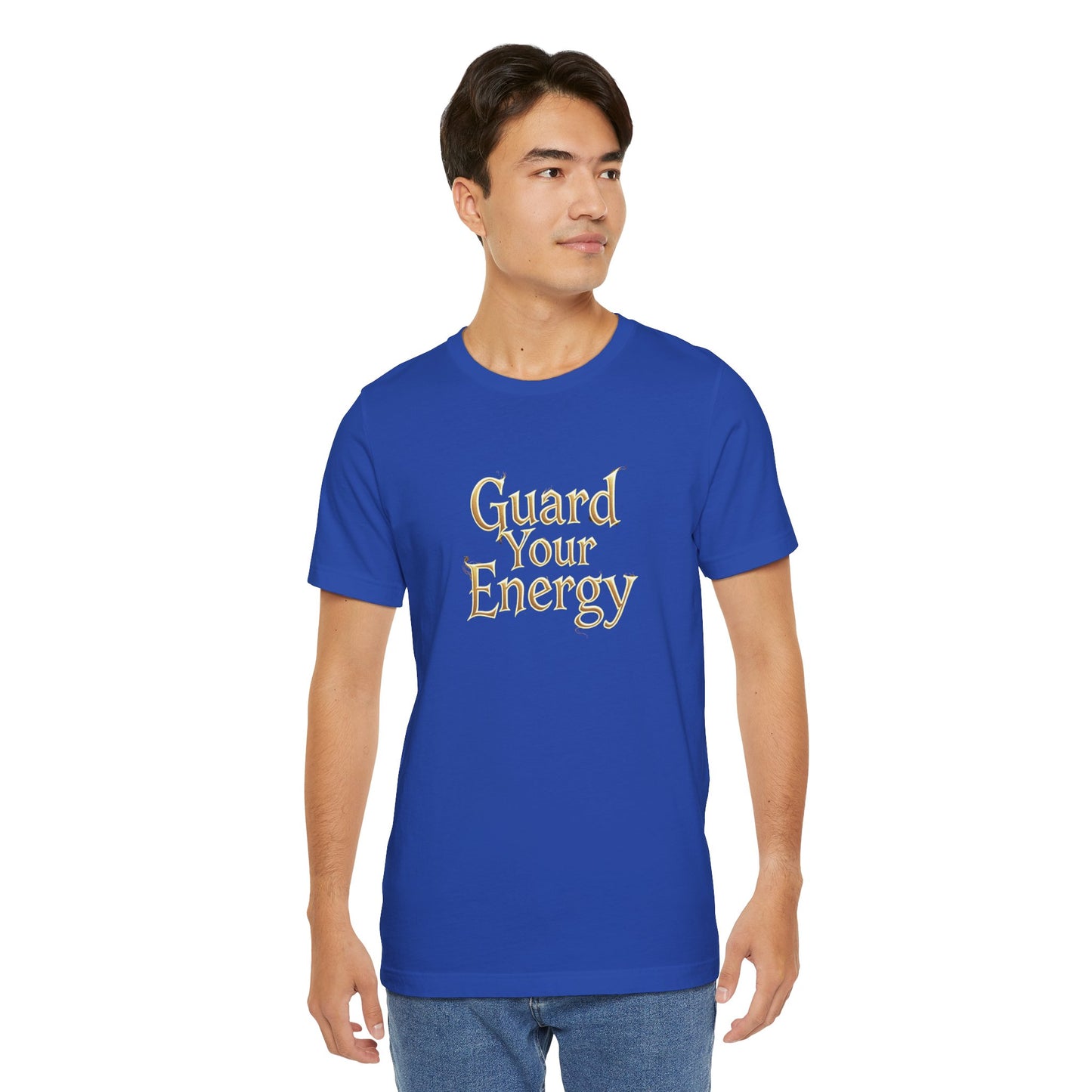 Guard Your Energy Unisex Tee - Positive Vibes Shirt, Casual Wear, Self-Care Gift, Inspirational Clothes, Everyday Comfort Tee