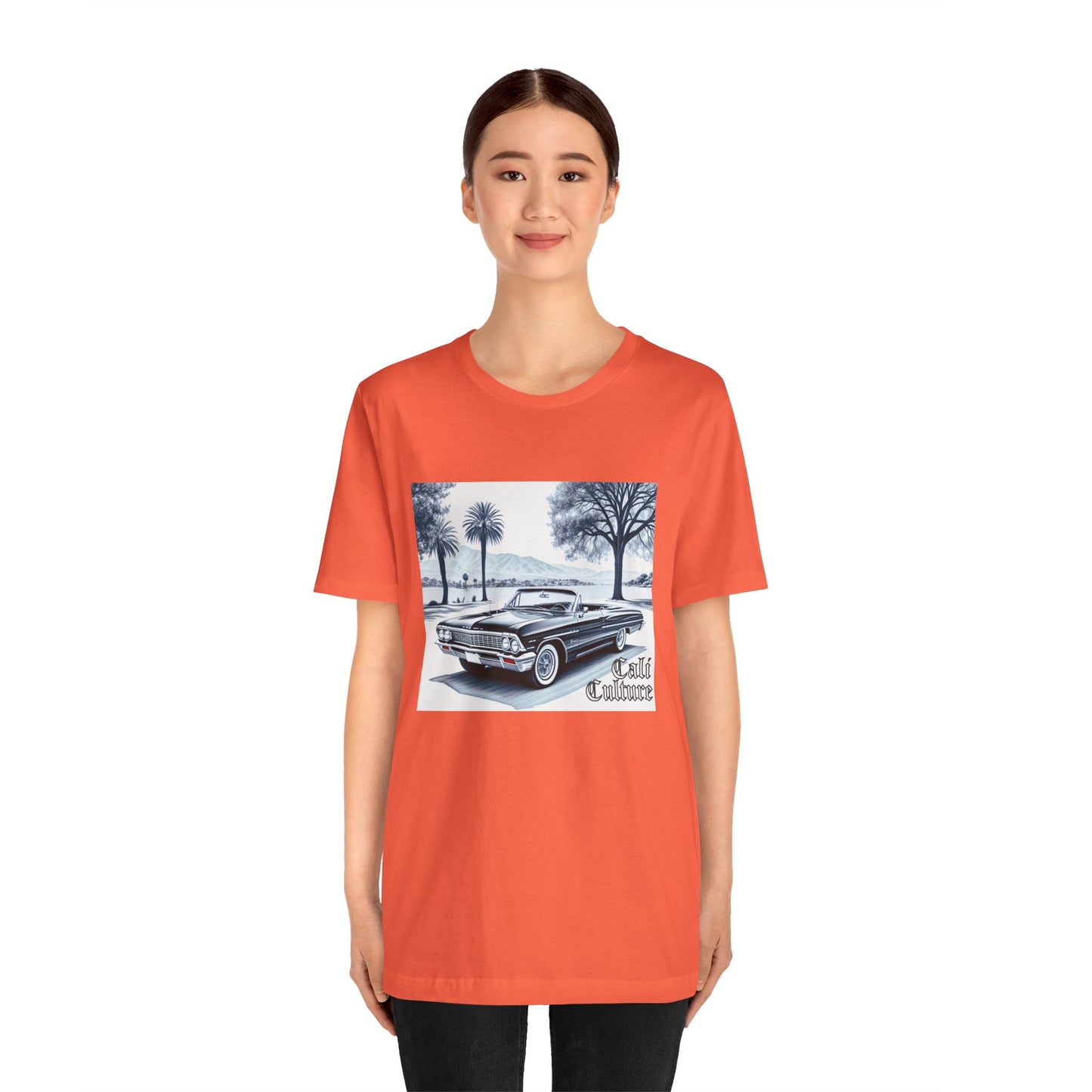 Vintage Car Art Tee, Unisex Jersey Shirt for Car Lovers, Retro Style Gift, Classic Car Apparel, Cool Summer Wear, Lowrider Love Tee