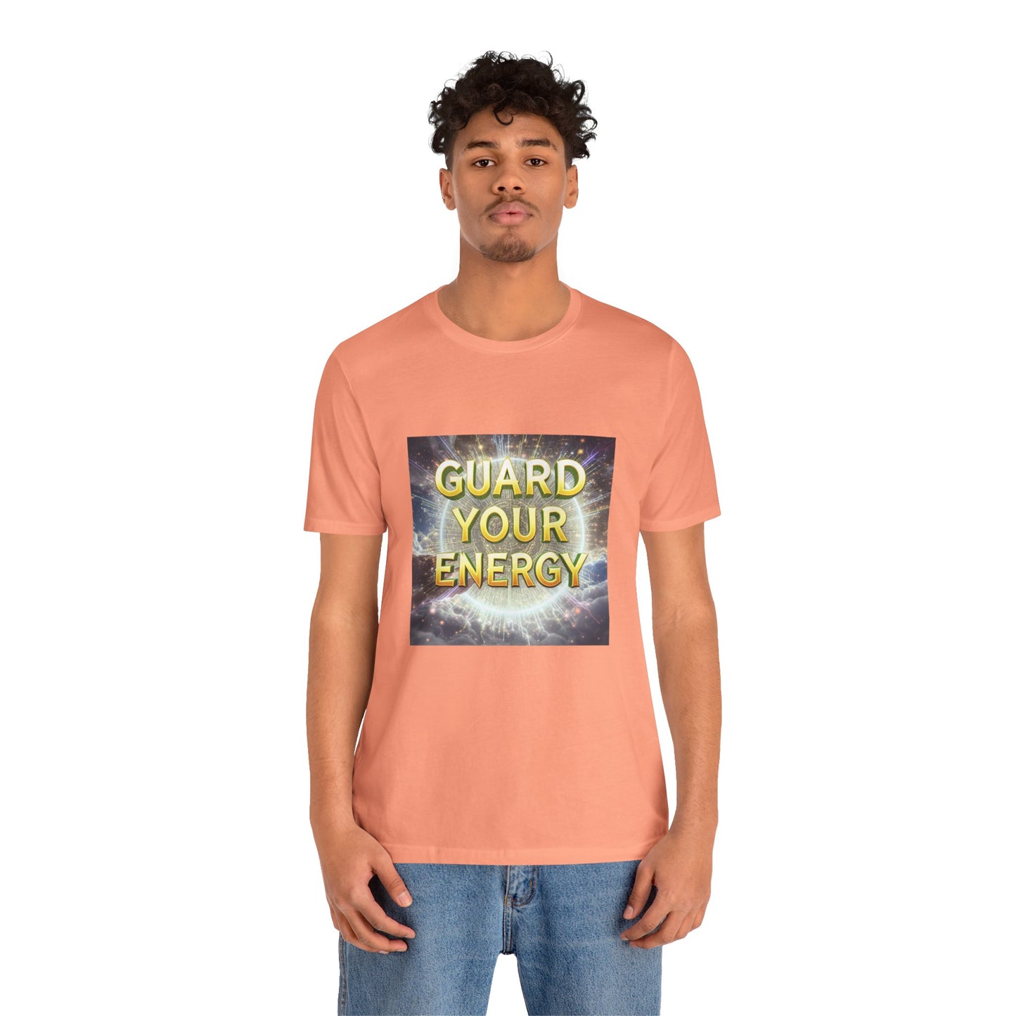 Guard Your Energy Tee, Positive Vibes Shirt, Unisex Graphic Tee, Spiritual Gift, Mindfulness Apparel, Self-Care Clothing