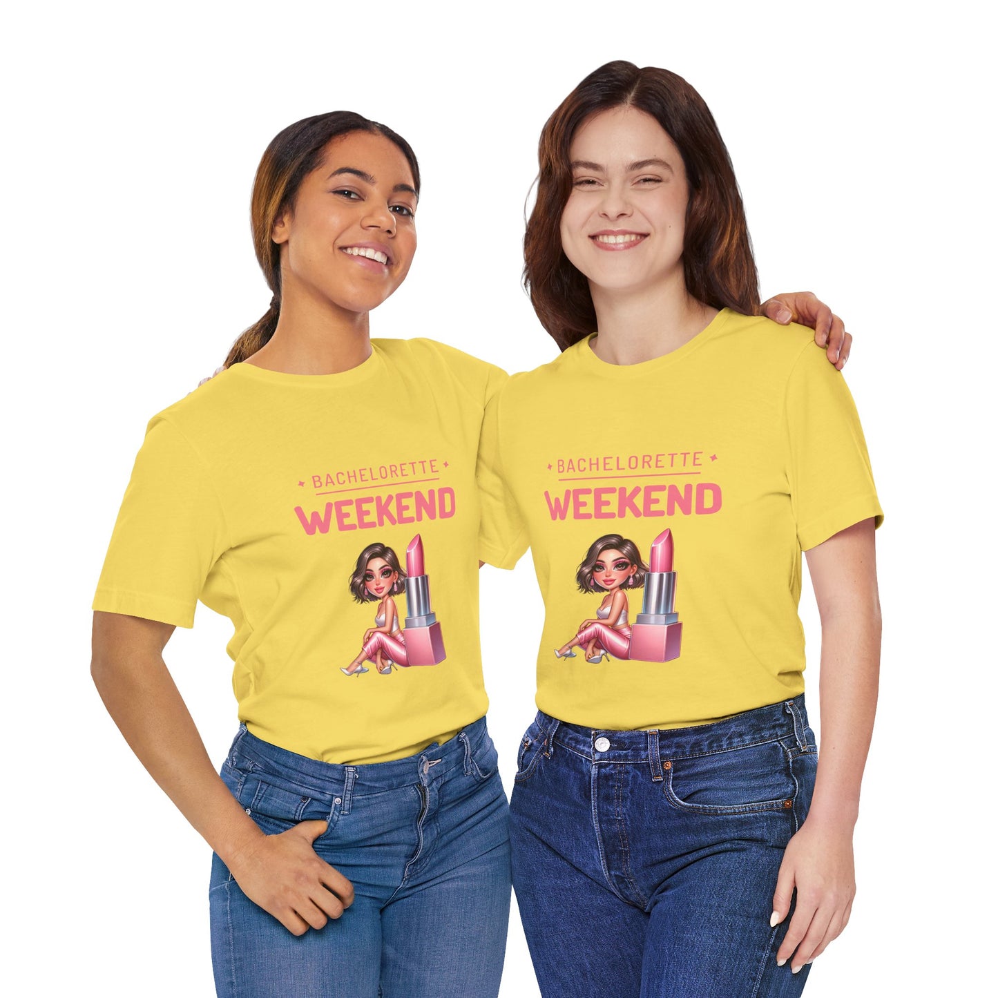 Bachelorette Weekend T-Shirt, Fun Bridal Party Tee, Unisex Shirt for Celebrations, Girls Night Out, Hen Party Attire, Gift for Bridesmaids