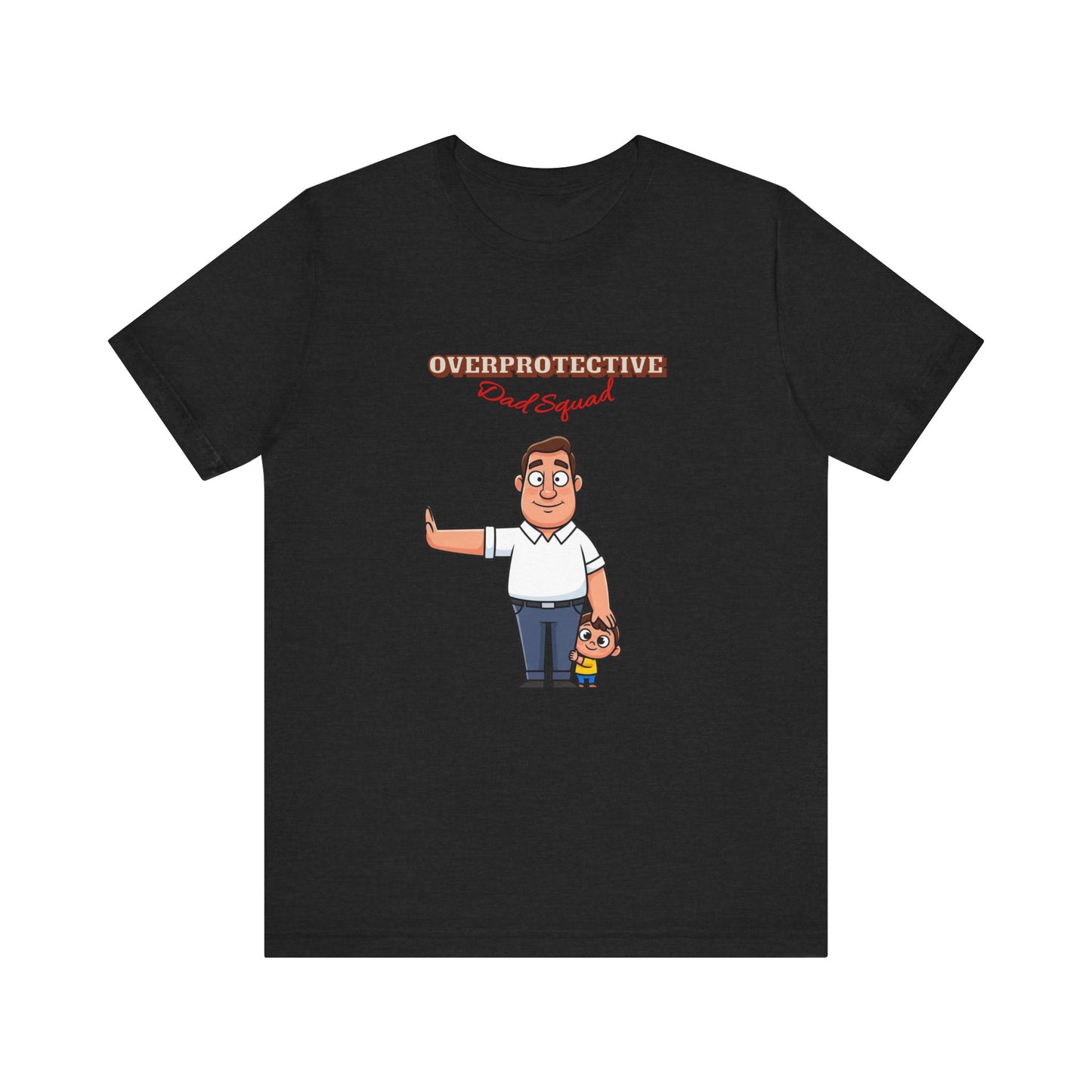 Funny Cartoon Dad T-Shirt, Perfect Father's Day Gift, Unisex Tee for Dads, Quirky Parent Shirt, Casual Everyday Wear