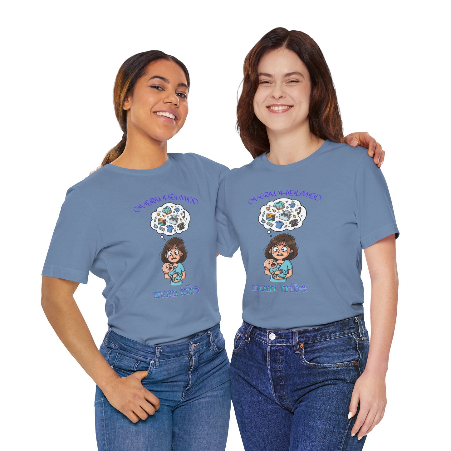 Mom Tribe Unisex Jersey Tee, Funny Mom Shirt, Baby Shower Gift, Mother's Day Gift, Mom Life Tee, Casual T-Shirt
