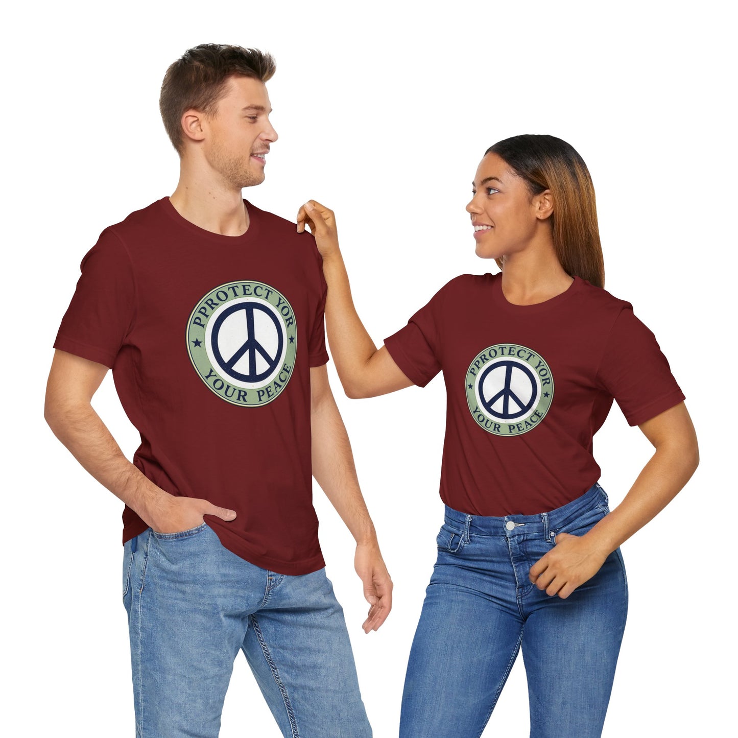 Peace Protect Short Sleeve Tee, Unisex T-Shirt, Casual Wear, Gift for Peace Lovers, Eco-Friendly Clothing