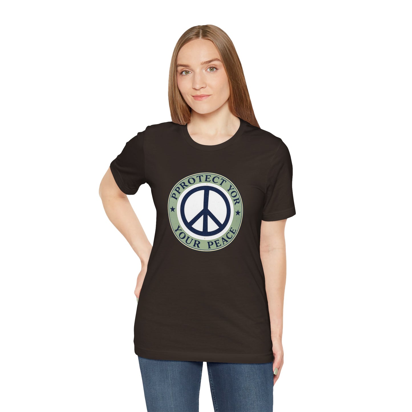 Peace Protect Short Sleeve Tee, Unisex T-Shirt, Casual Wear, Gift for Peace Lovers, Eco-Friendly Clothing