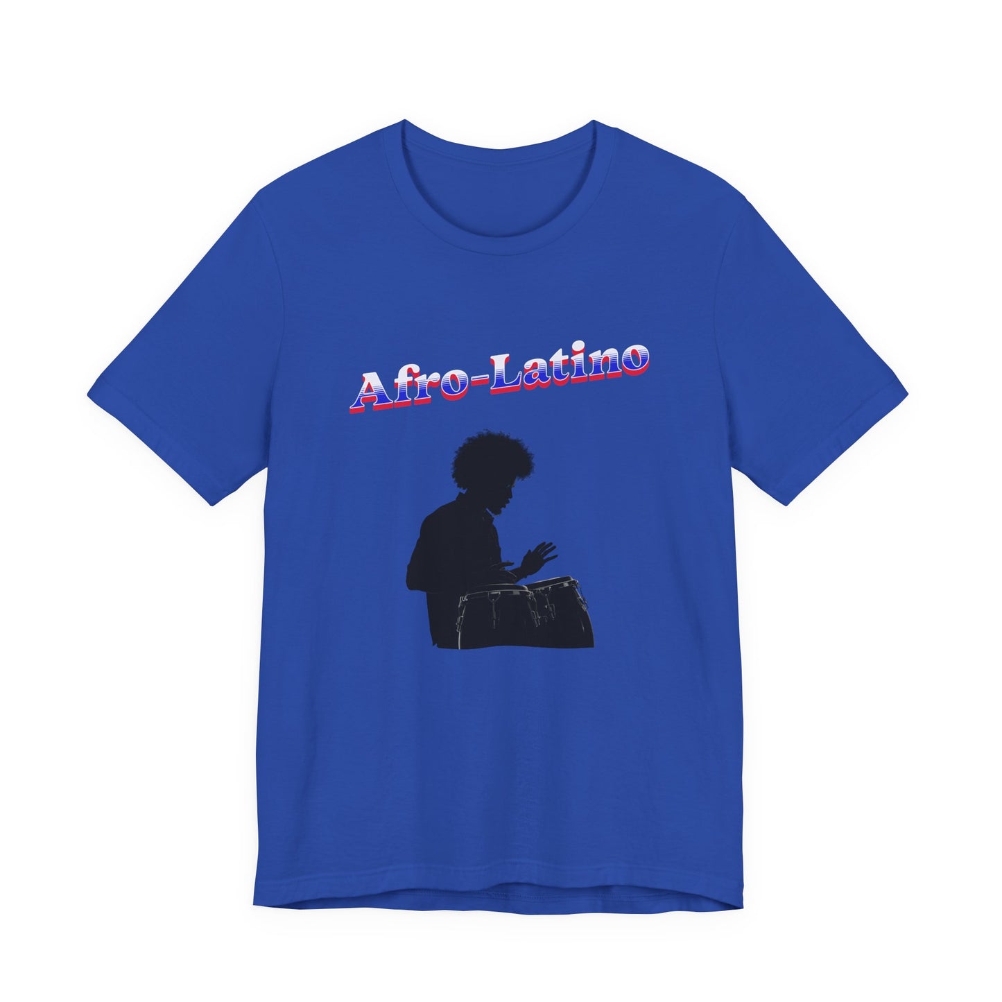 Afro-Latino Unisex Jersey Tee, Trendy Graphic Shirt, Inclusive Apparel, Gift for Hispanics, Everyday Casual Wear