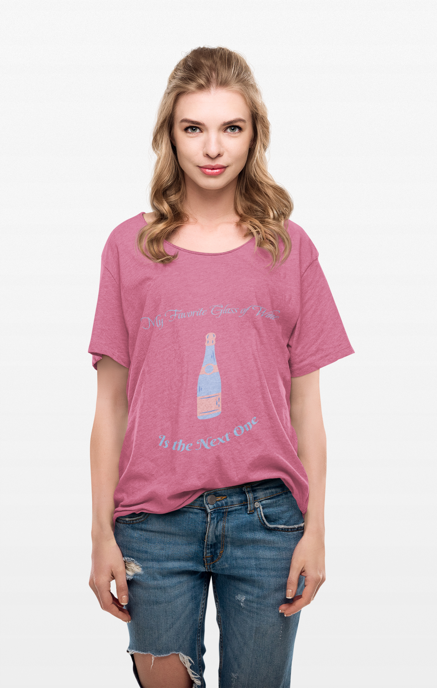 Wine Lover Tee, My favorite glass of wine is the next one, drinking enthusiast shirt