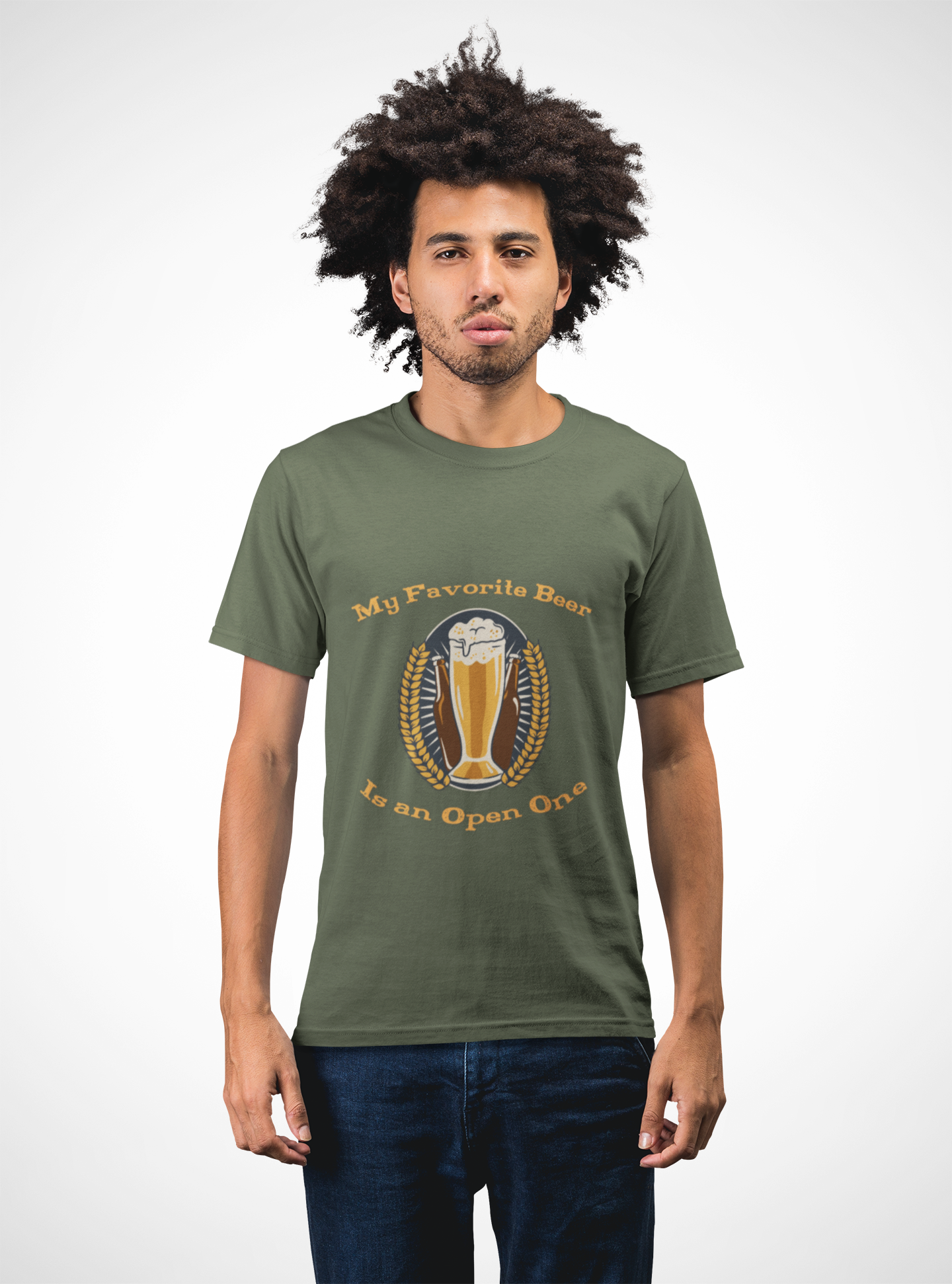 My Favorite Beer, Is An Open One, Beer Enthusiast T-Shirt, Craft Beer Tee, Brewery Lover Gift, Beer Drinker Shirt, Beer Fest Apparel