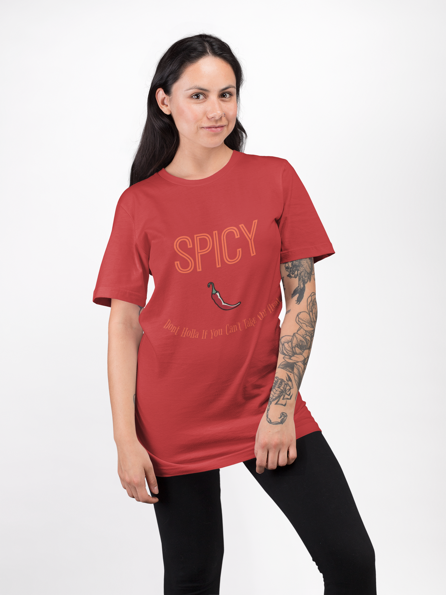 Spicy Confidence Unisex Tee, Flirty Graphic Shirt, Bold Sassy Top, Funny Quote Tshirt, Sarcastic Apparel