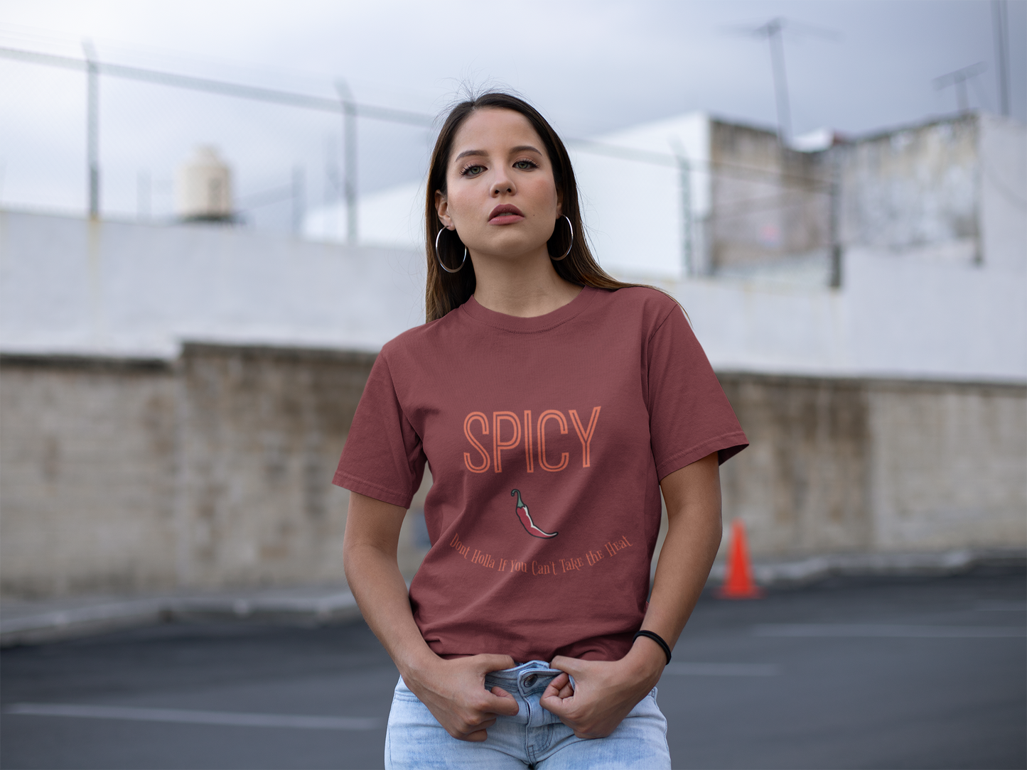 Spicy Confidence Unisex Tee, Flirty Graphic Shirt, Bold Sassy Top, Funny Quote Tshirt, Sarcastic Apparel