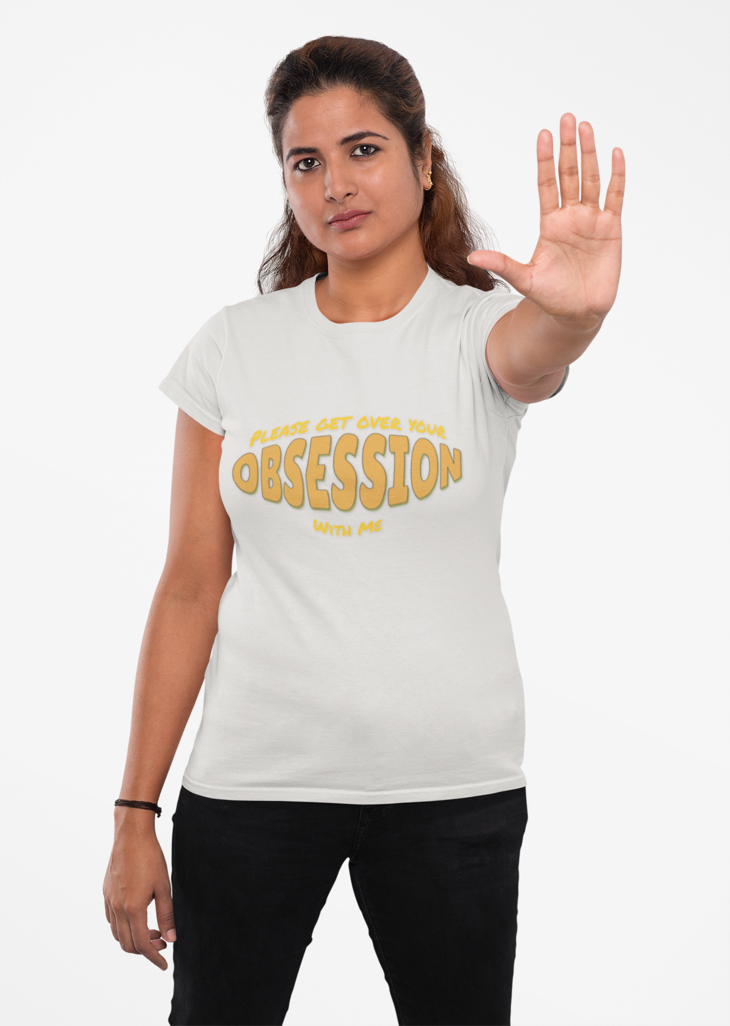 Please Get Over Your Obsession With Me Tee, Funny Unisex Jersey Short Sleeve T-Shirt, Sarcastic Graphic Shirt, Humorous Unisex Top,