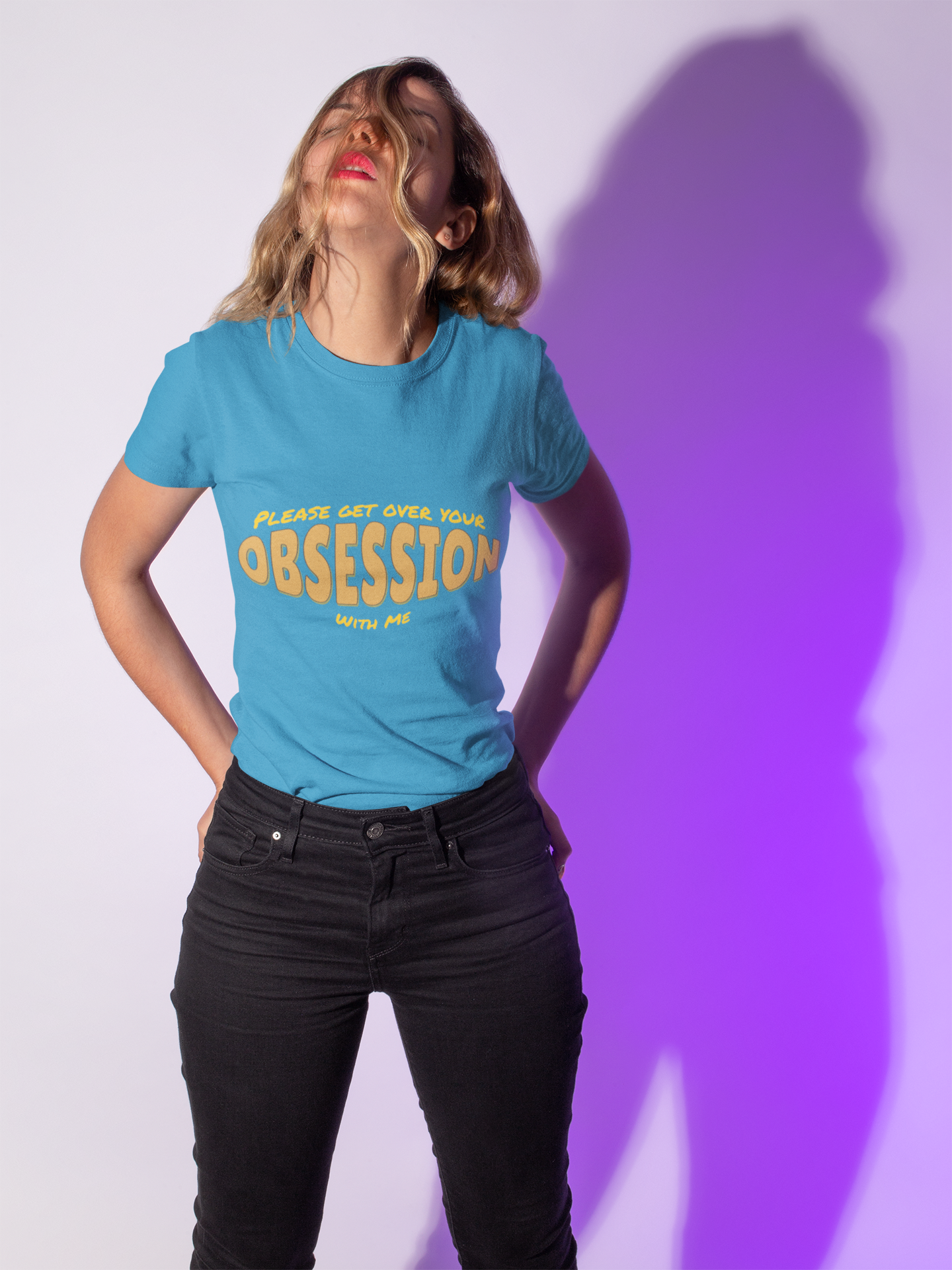 Please Get Over Your Obsession With Me Tee, Funny Unisex Jersey Short Sleeve T-Shirt, Sarcastic Graphic Shirt, Humorous Unisex Top,