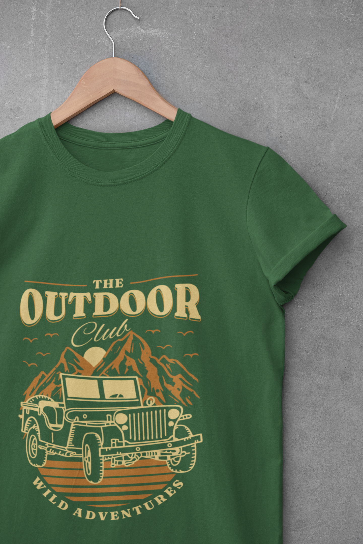 Outdoor Club Tee, Adventure T-Shirt, Nature Lover Clothing, Hiking Shirt, Wilderness Apparel