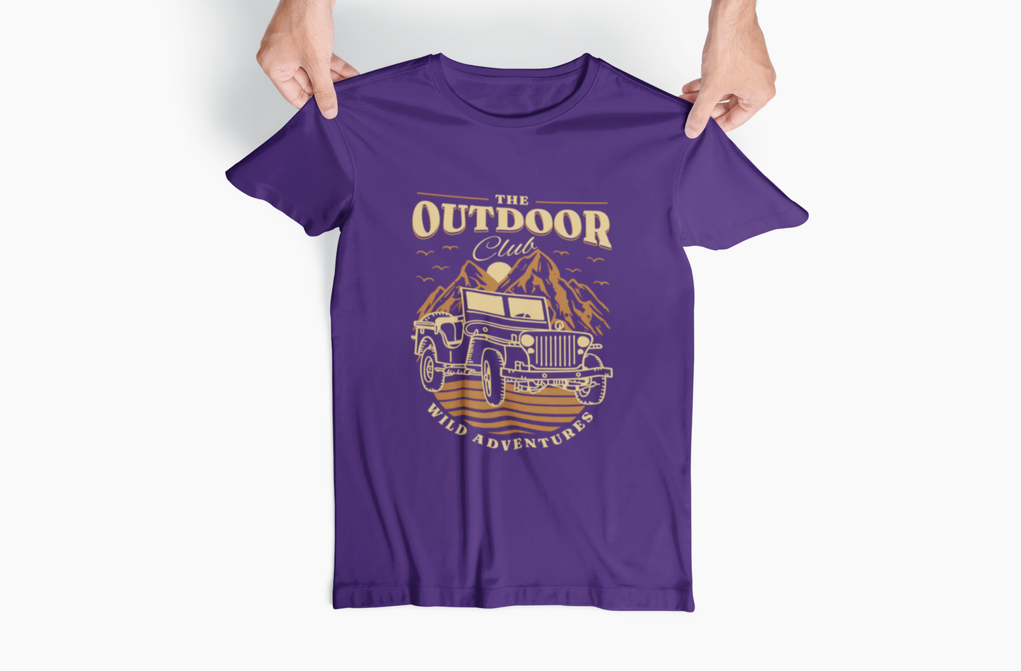 Outdoor Club Tee, Adventure T-Shirt, Nature Lover Clothing, Hiking Shirt, Wilderness Apparel