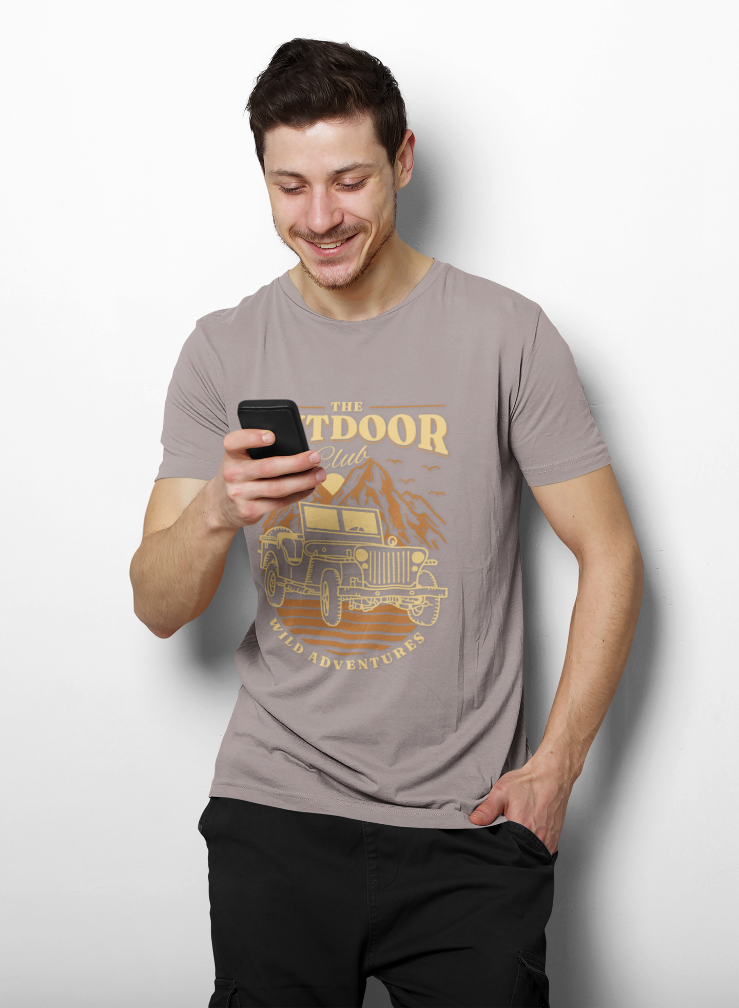 Outdoor Club Tee, Adventure T-Shirt, Nature Lover Clothing, Hiking Shirt, Wilderness Apparel