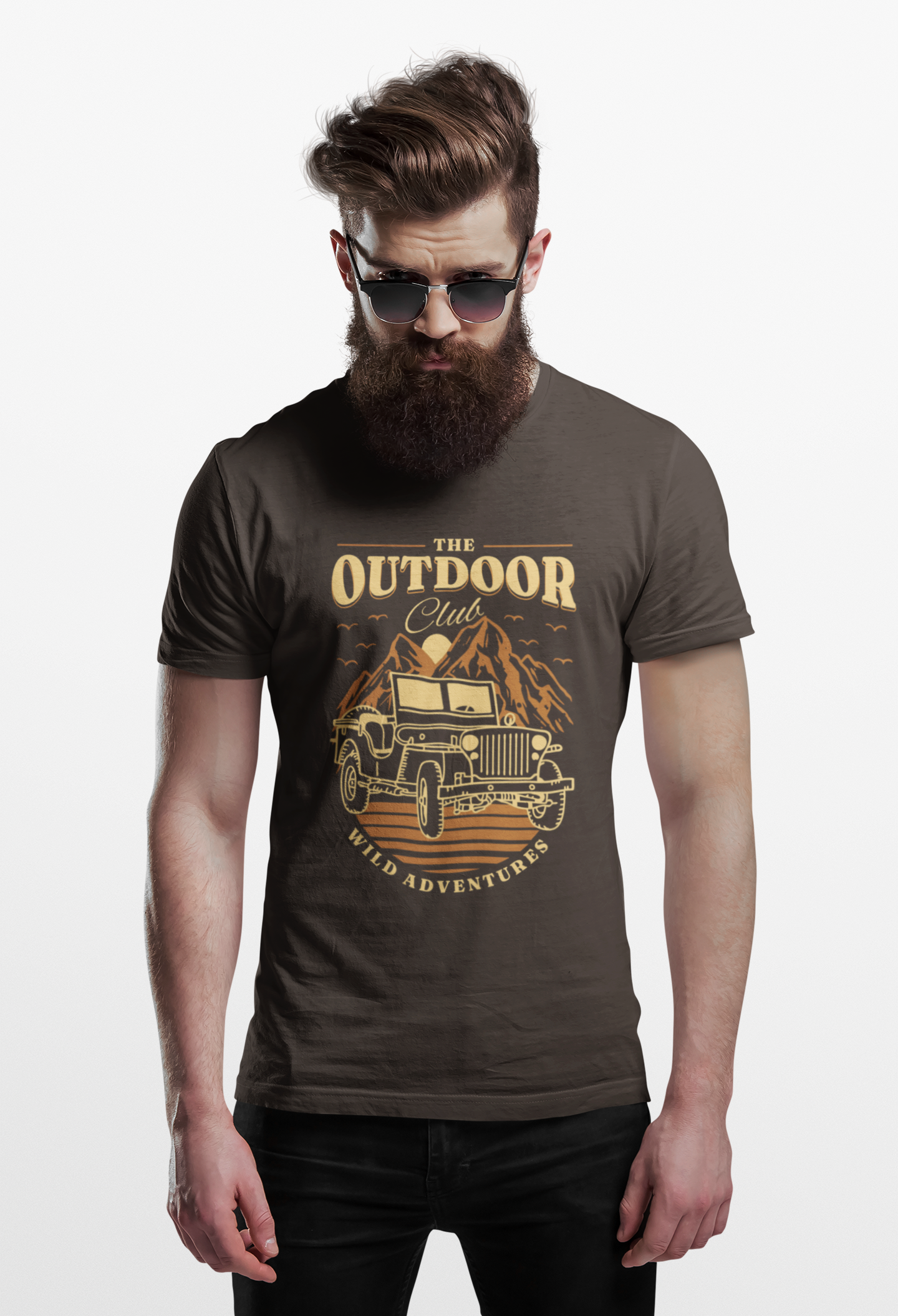 Outdoor Club Tee, Adventure T-Shirt, Nature Lover Clothing, Hiking Shirt, Wilderness Apparel