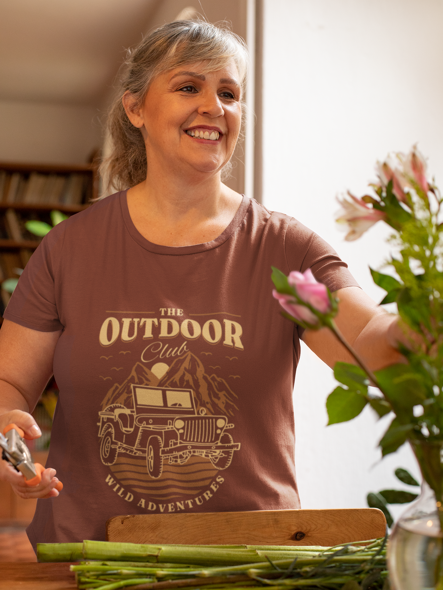 Outdoor Club Tee, Adventure T-Shirt, Nature Lover Clothing, Hiking Shirt, Wilderness Apparel