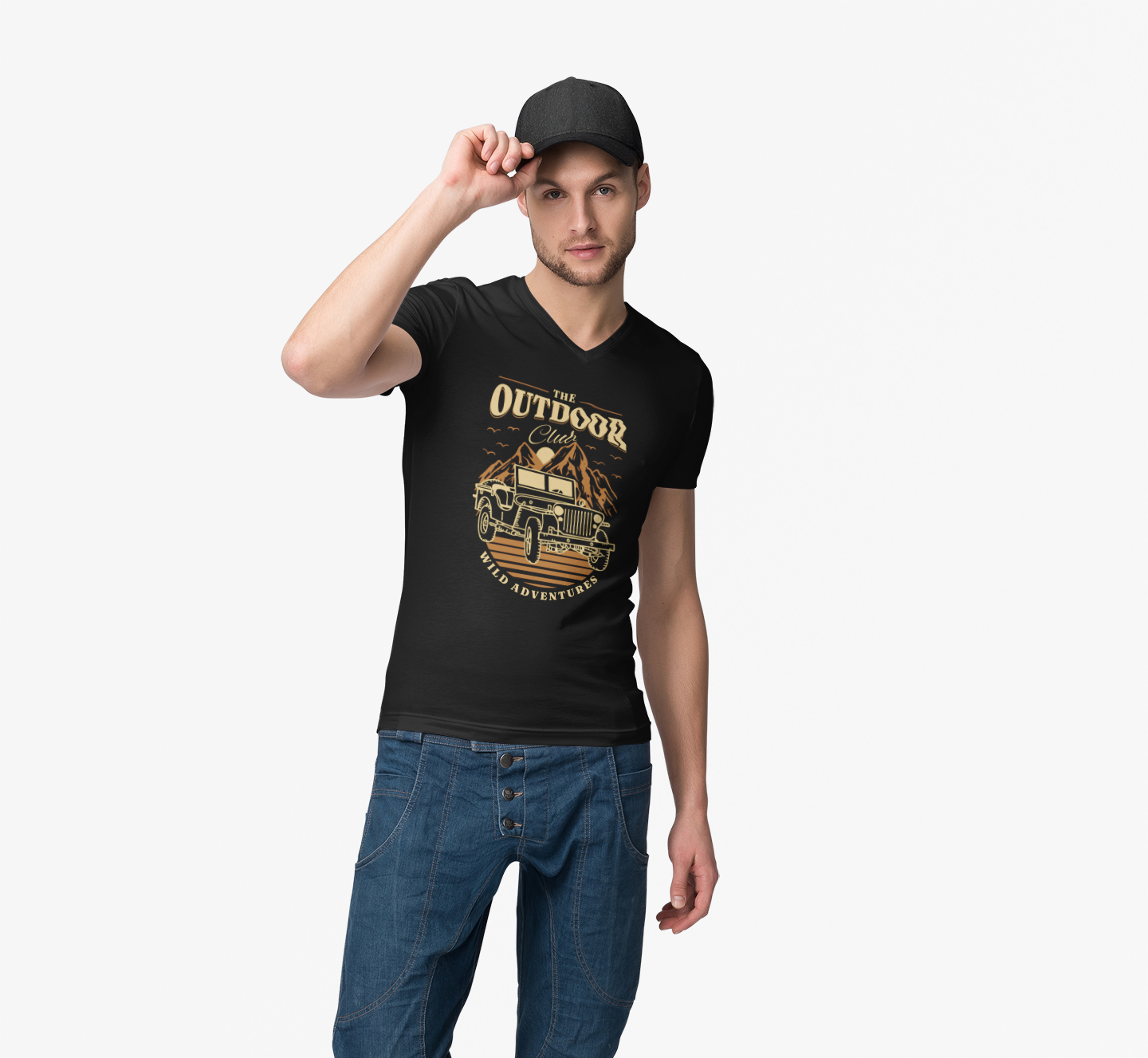 Outdoor Club Tee, Adventure T-Shirt, Nature Lover Clothing, Hiking Shirt, Wilderness Apparel
