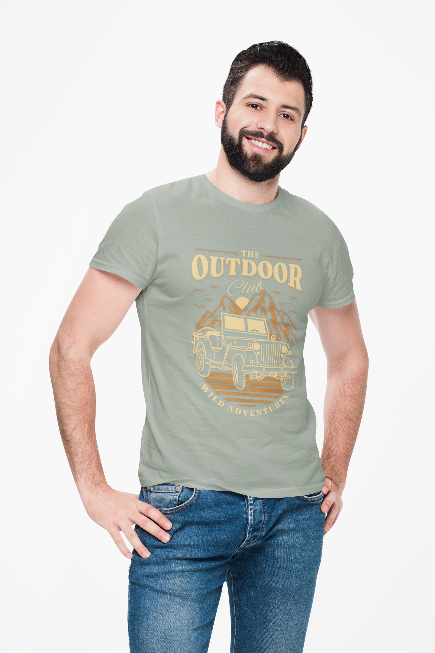 Outdoor Club Tee, Adventure T-Shirt, Nature Lover Clothing, Hiking Shirt, Wilderness Apparel