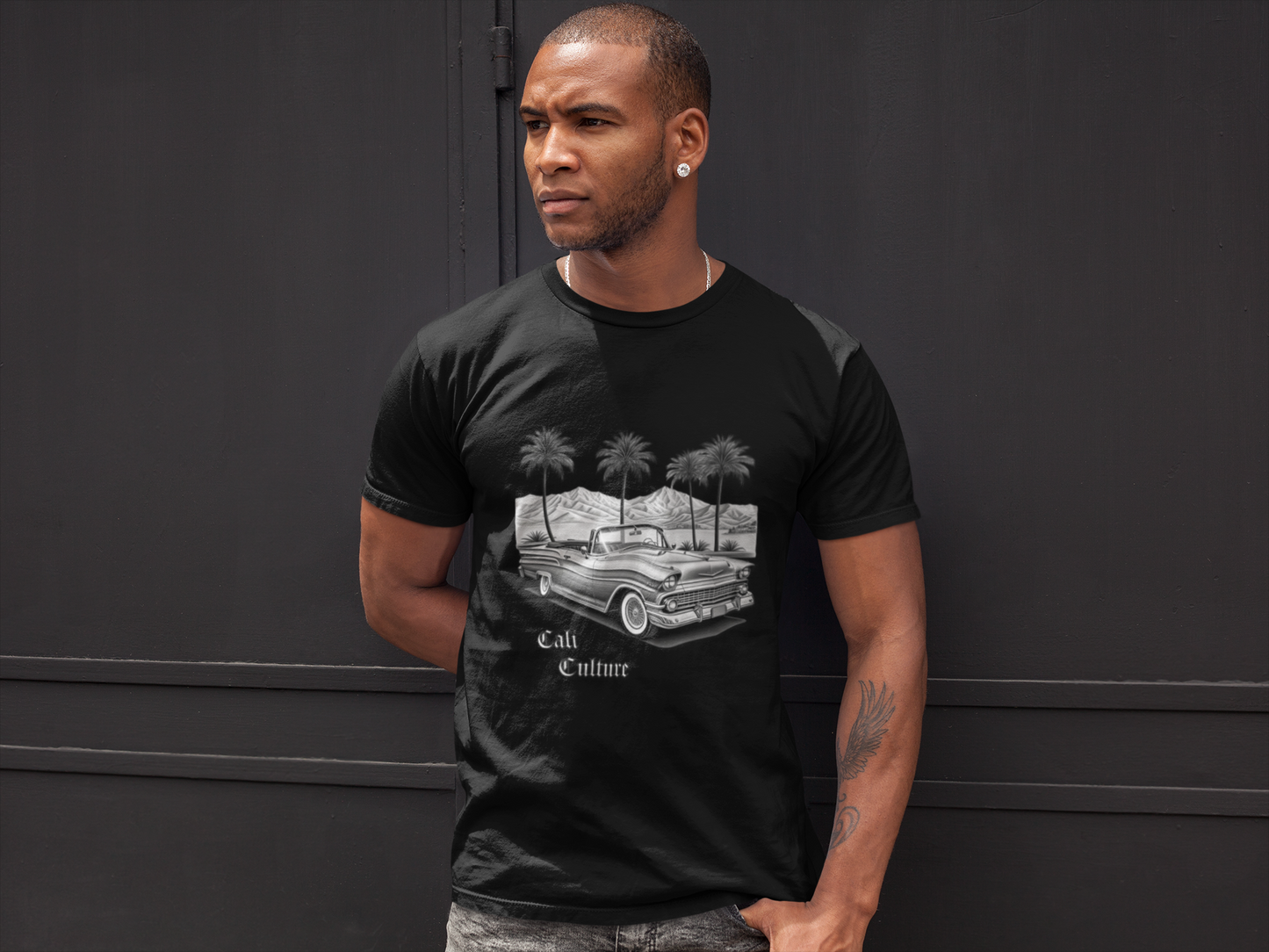 Cali Culture Vintage Tee, Cool Vintage Car Shirt, Summer Vibes T-Shirt, Lowrider love tee, Retro California Palm Shirt