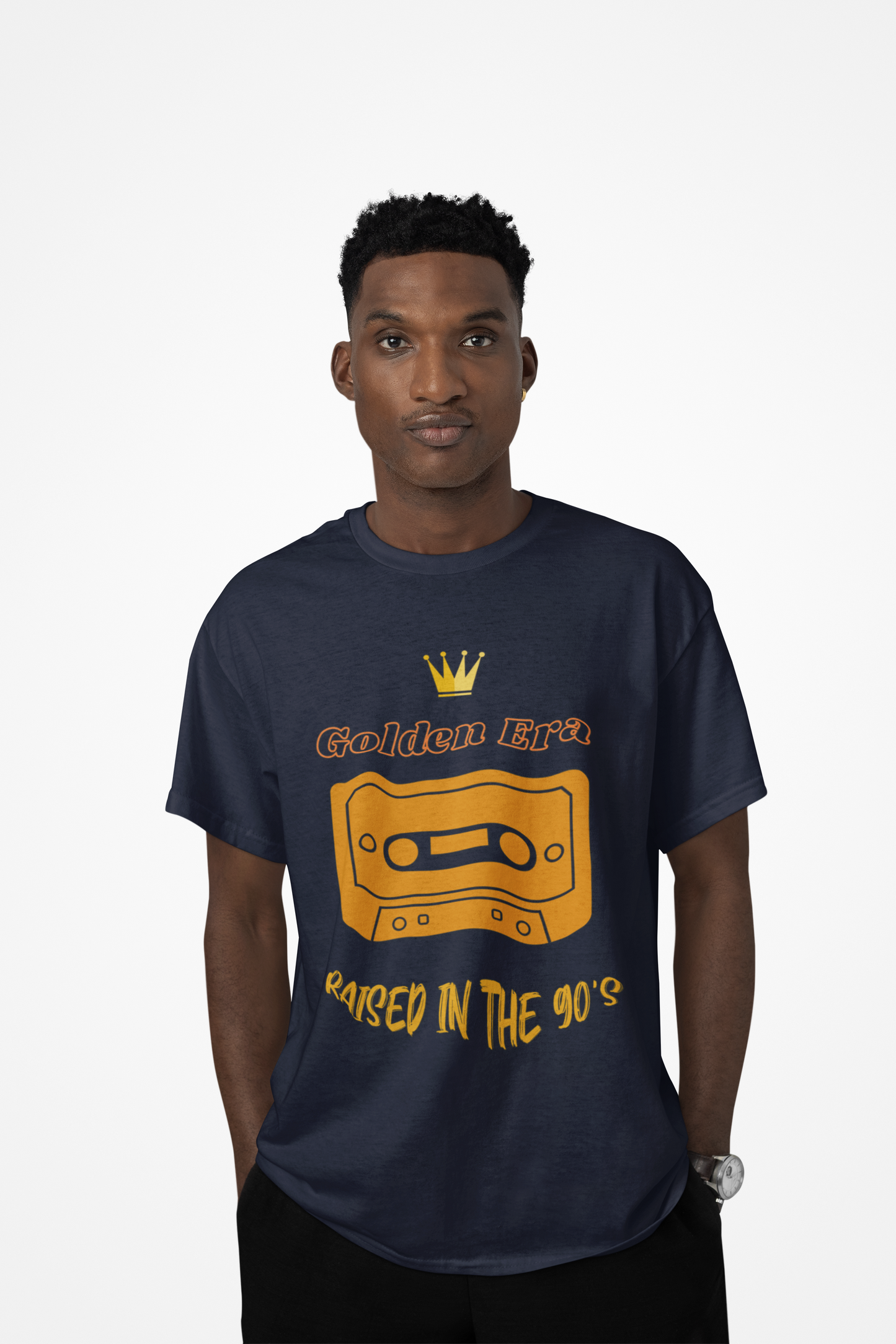 Golden Era Raised in the 90's Unisex Tee, Vintage Music Lover Shirt, Nostalgic Retro Top, 90s Kid T-Shirt, Throwback Graphic Tee