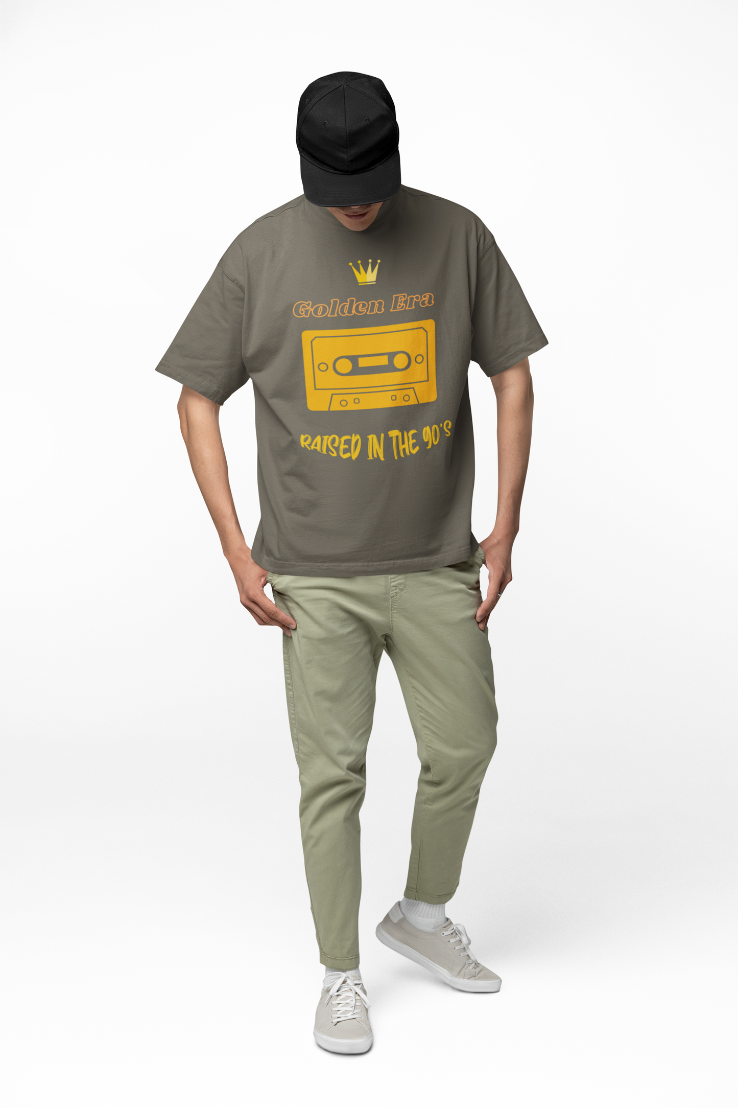 Golden Era Raised in the 90's Unisex Tee, Vintage Music Lover Shirt, Nostalgic Retro Top, 90s Kid T-Shirt, Throwback Graphic Tee